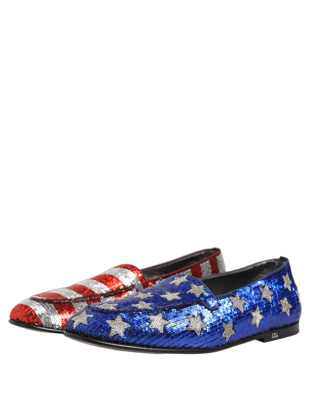 Dolce & Gabbana Multicolor Slip On Loafers for Men additional view