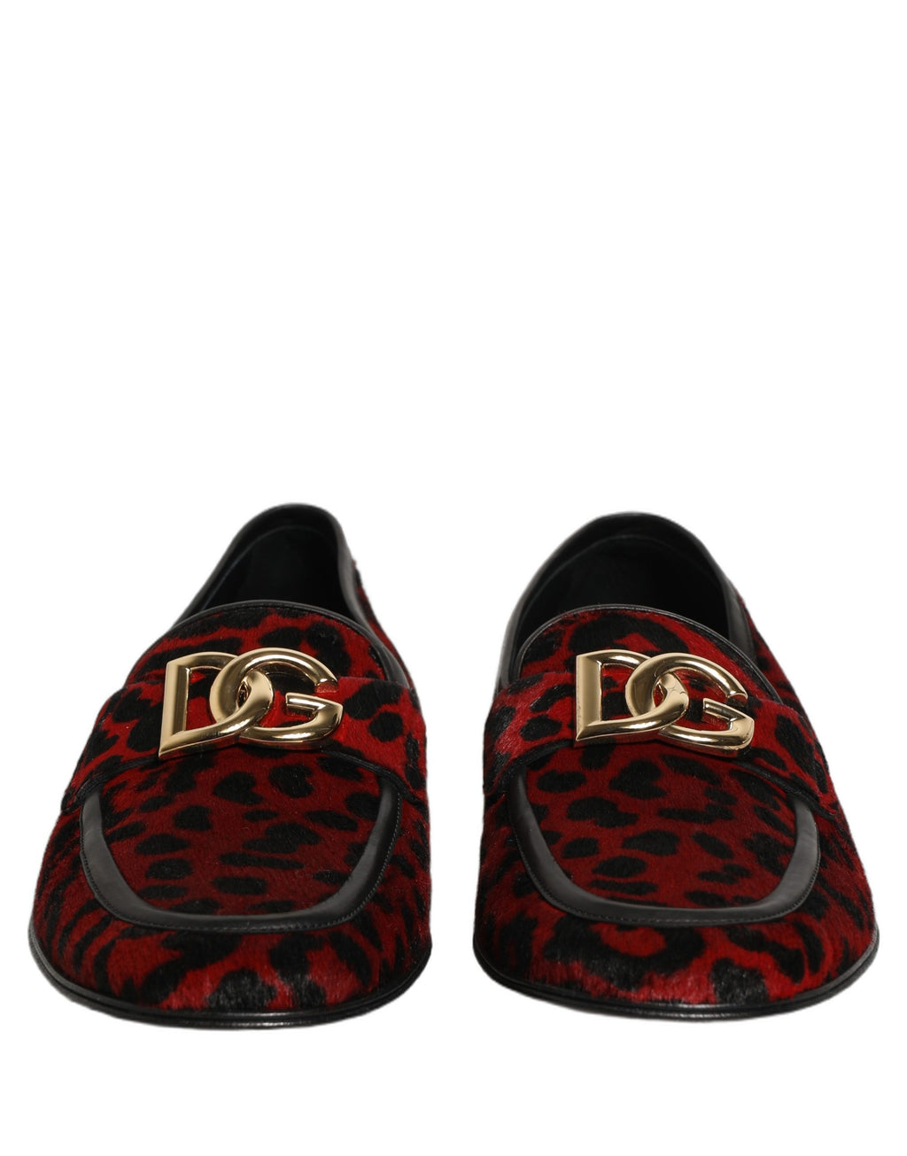Dolce & Gabbana Red Slip On Loafers for Men detail view