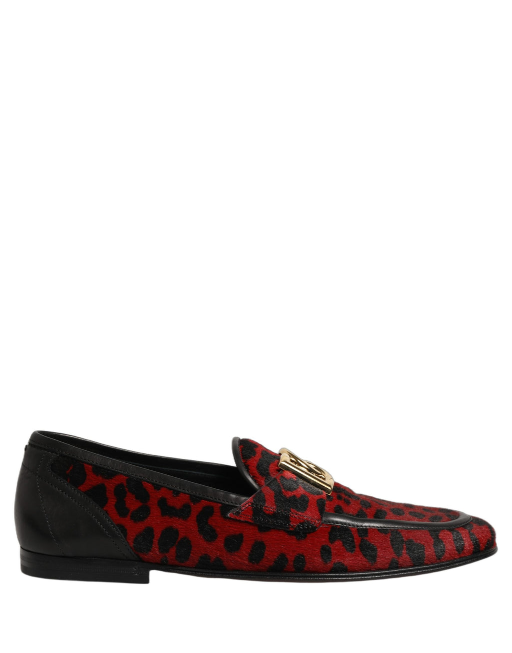 Dolce & Gabbana Red Slip On Loafers for Men