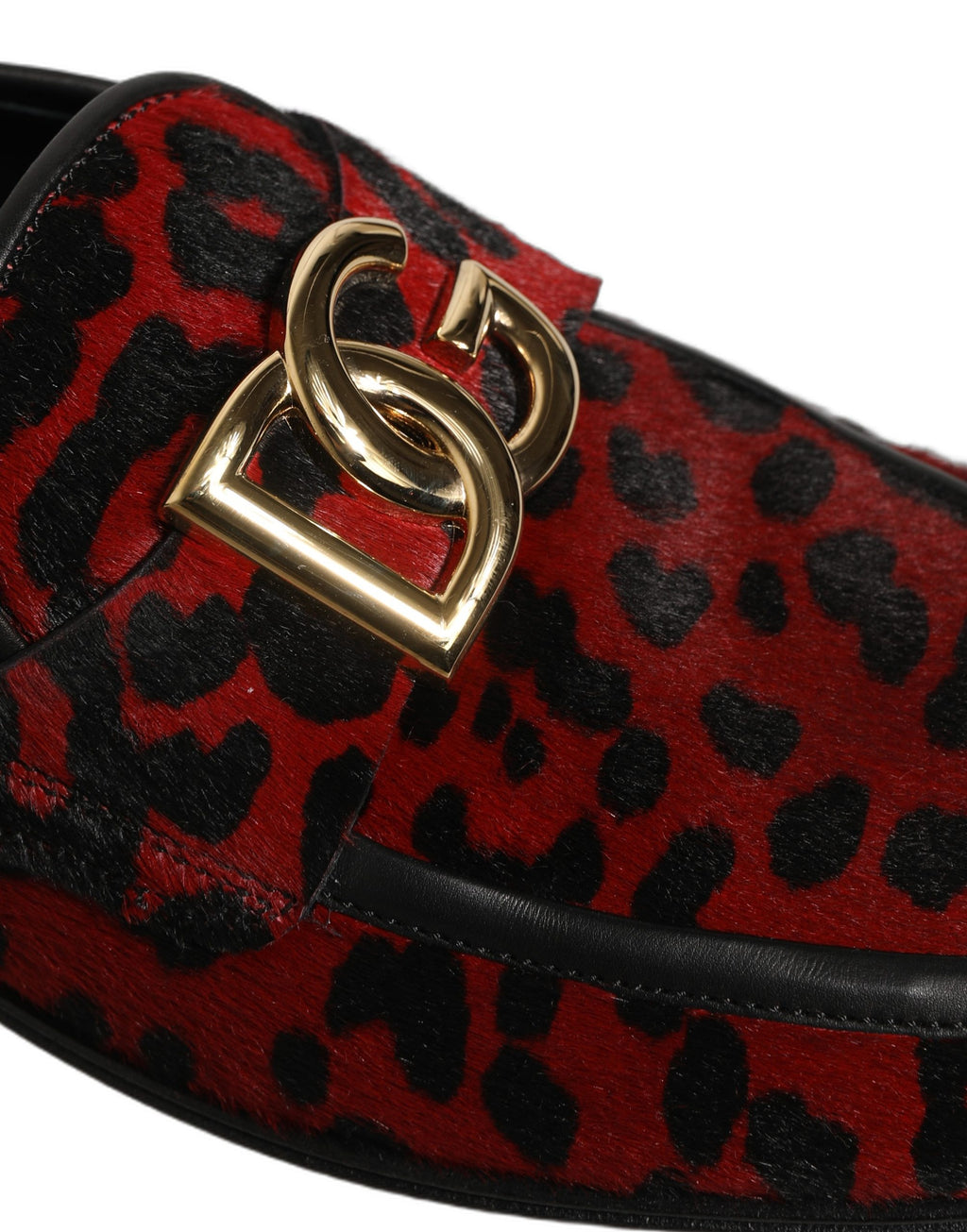 Dolce & Gabbana Red Slip On Loafers for Men additional view