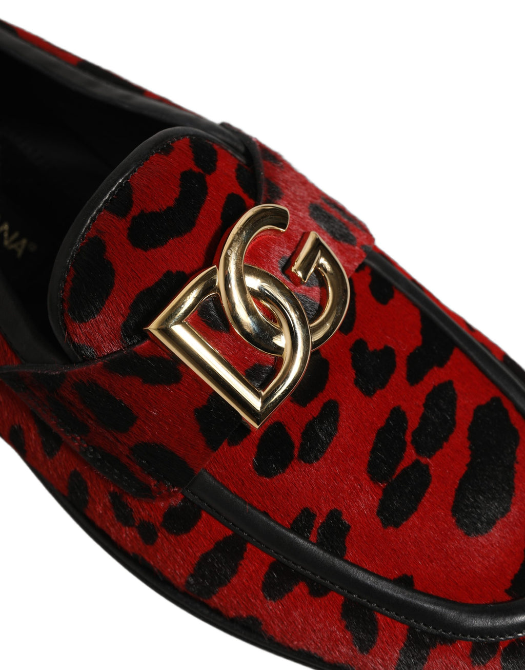 Dolce & Gabbana Red Slip On Loafers for Men additional view