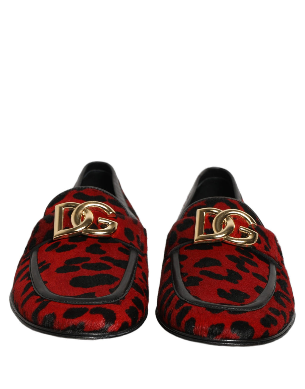 Dolce & Gabbana Red Slip On Loafers for Men detail view