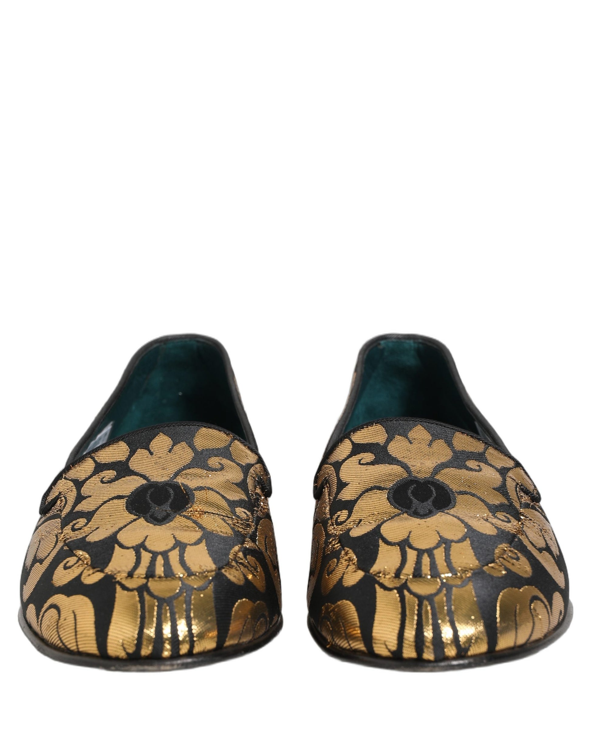 Dolce & Gabbana Black Slip On Loafers for Men detail view