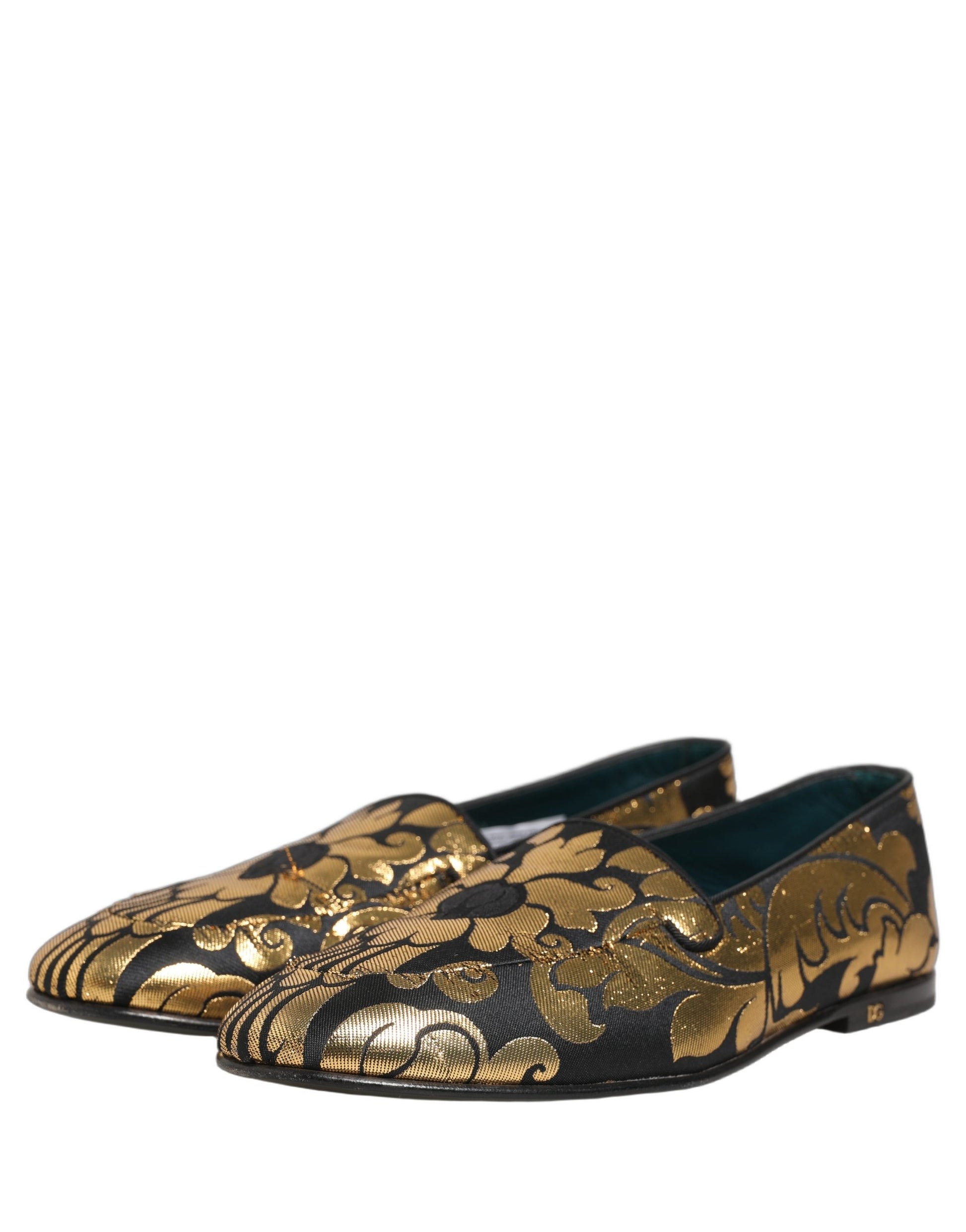 Dolce & Gabbana Black Slip On Loafers for Men additional view