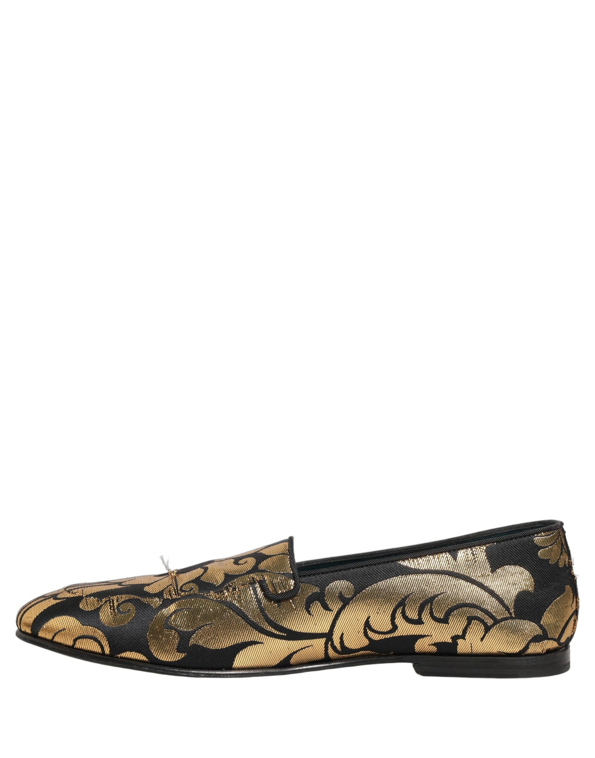 Dolce & Gabbana Black Slip On Loafers for Men additional view