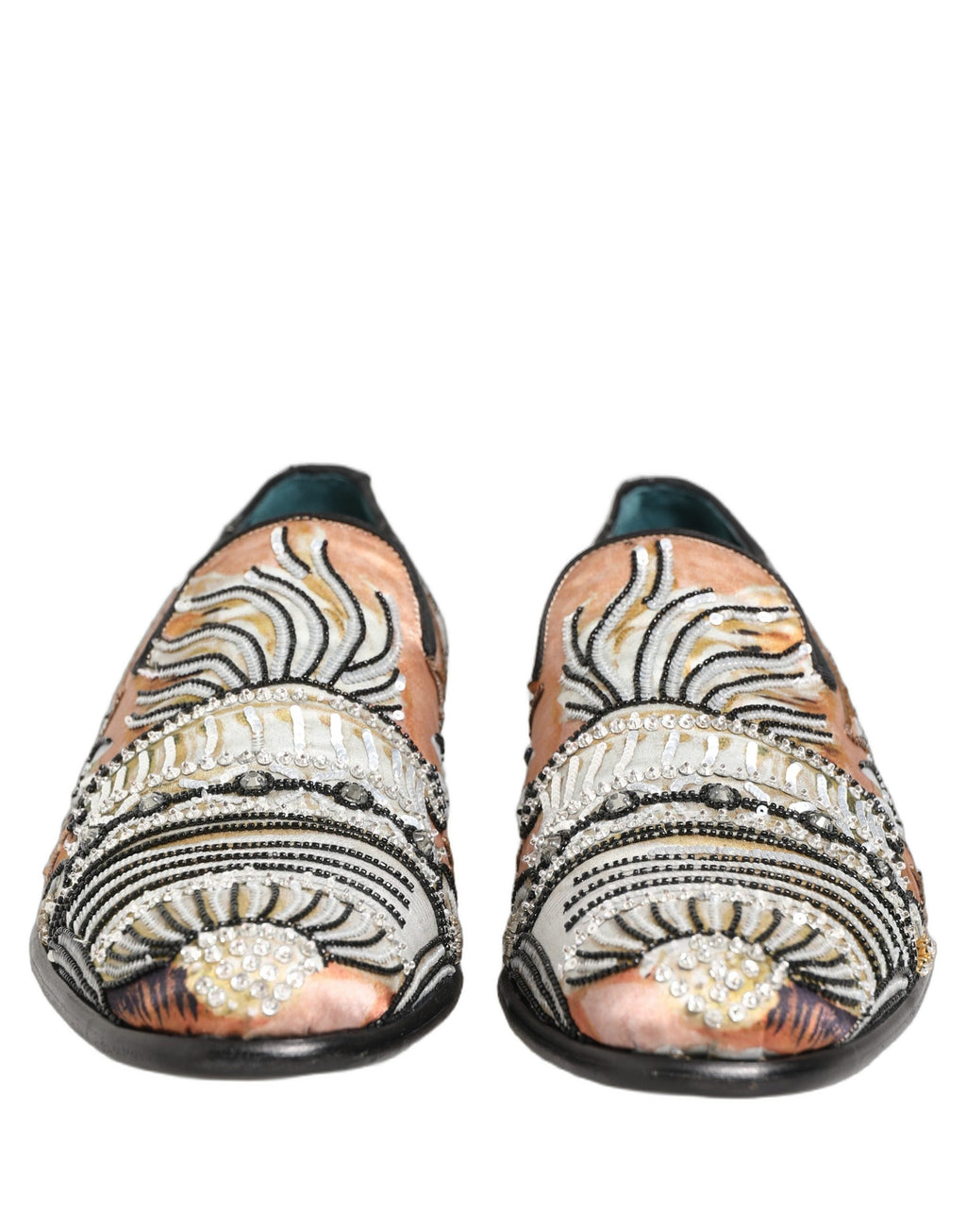 Dolce & Gabbana Multicolor Slip On Loafers for Men detail view