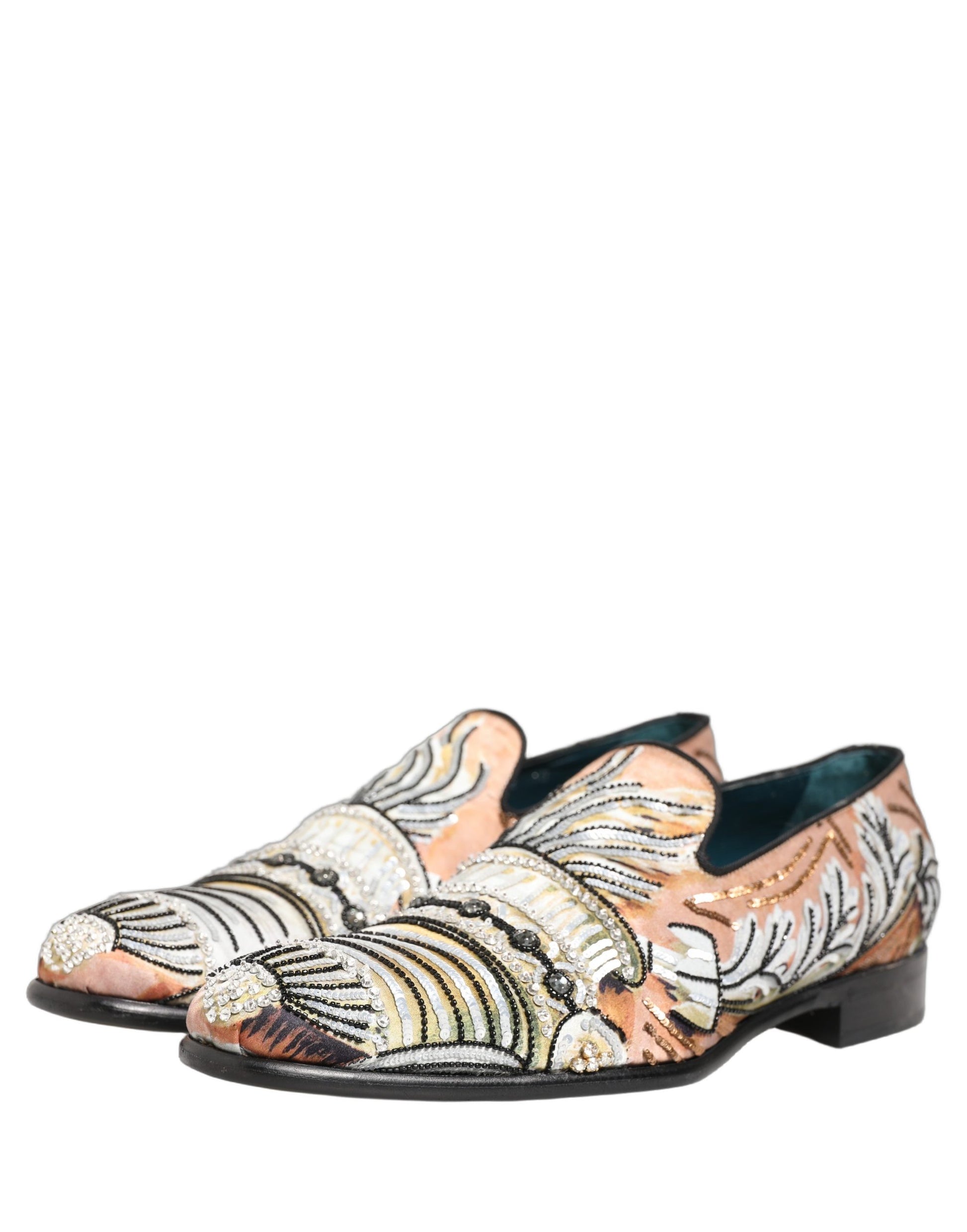 Dolce & Gabbana Multicolor Slip On Loafers for Men additional view