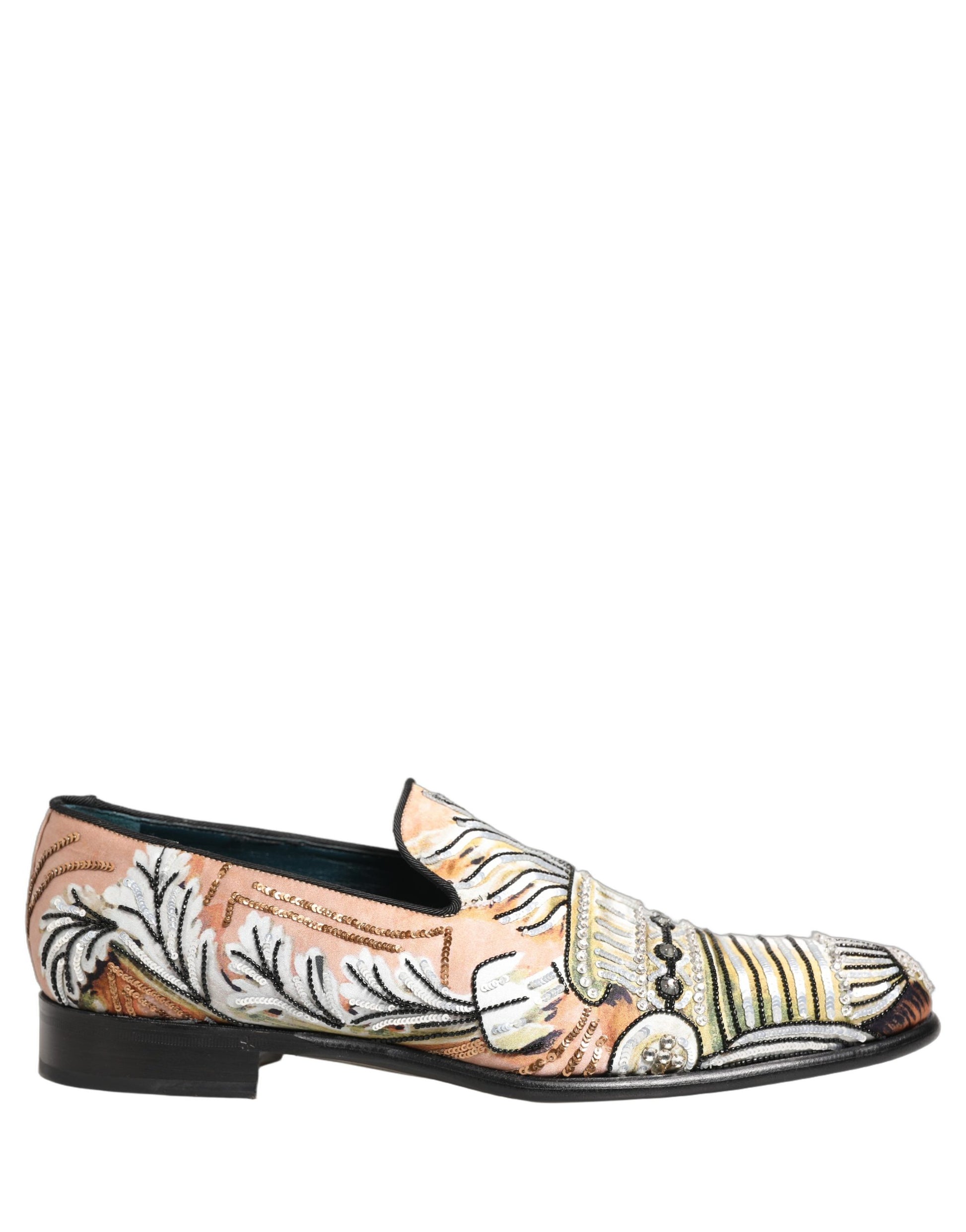 Dolce & Gabbana Multicolor Slip On Loafers for Men alternate view