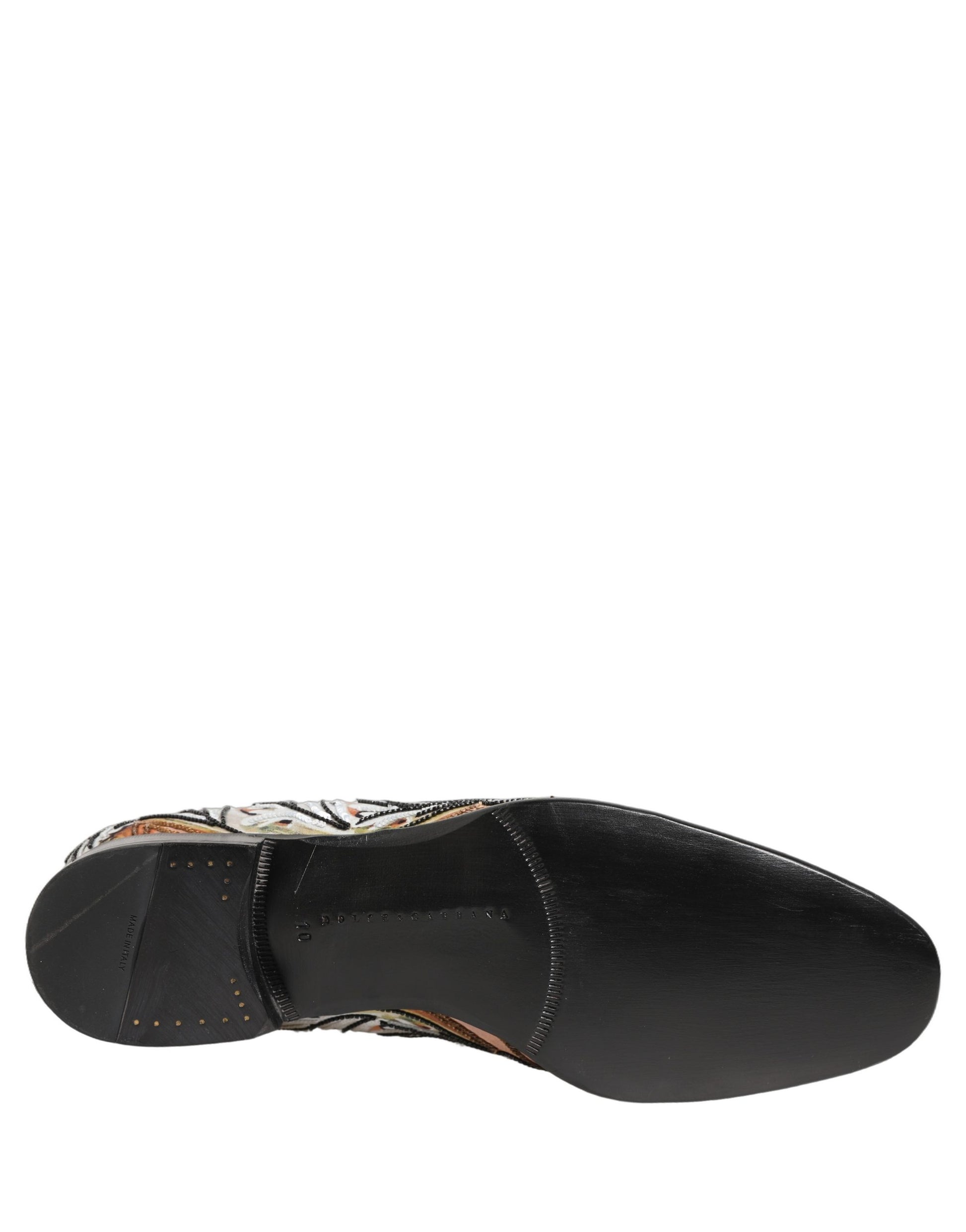 Dolce & Gabbana Multicolor Slip On Loafers for Men additional view