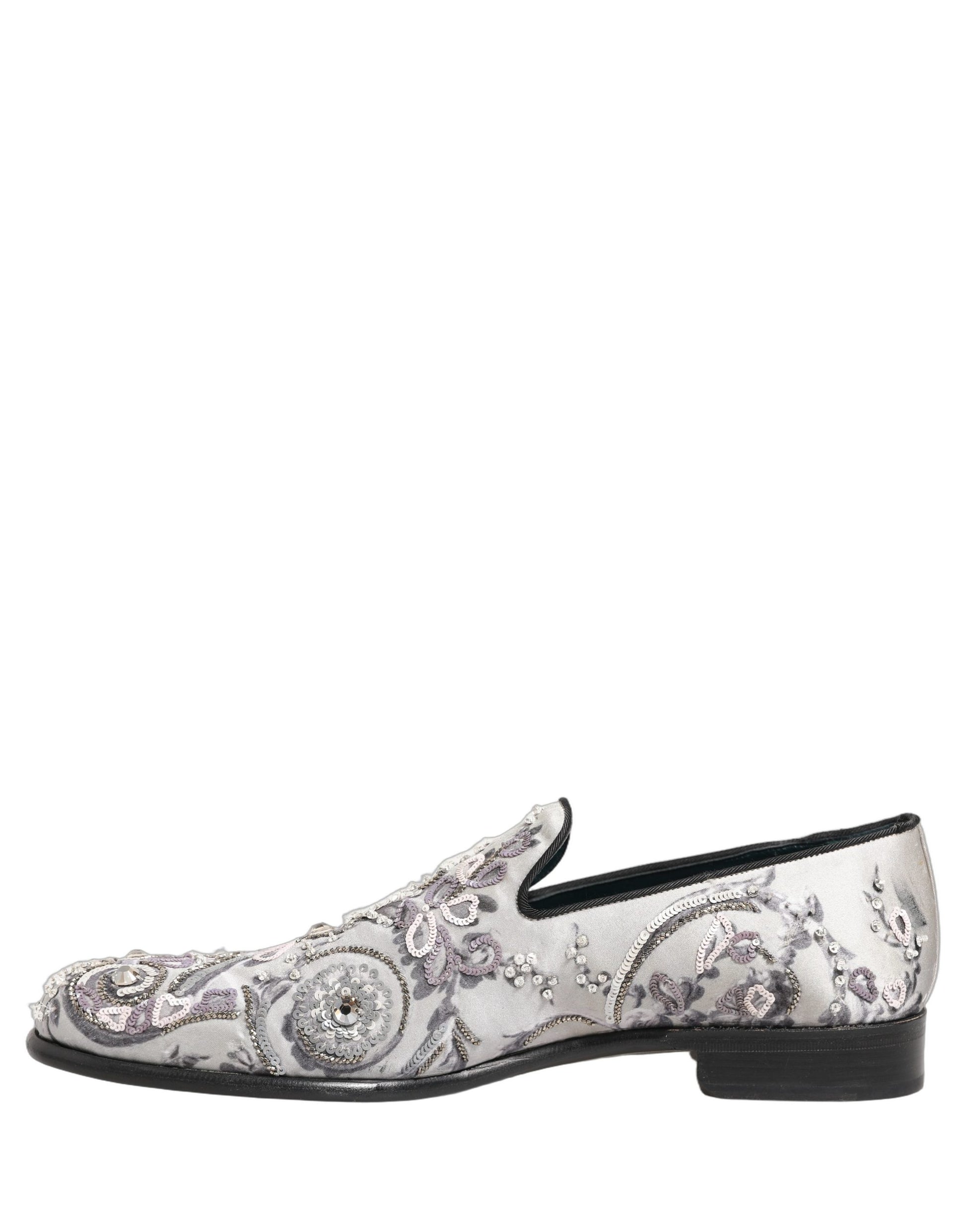 Dolce & Gabbana White Slip On Loafers for Men additional view