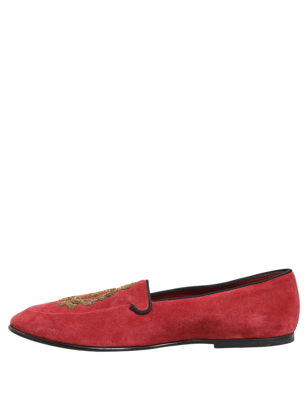 Dolce & Gabbana Red Slip On Loafers for Men additional view