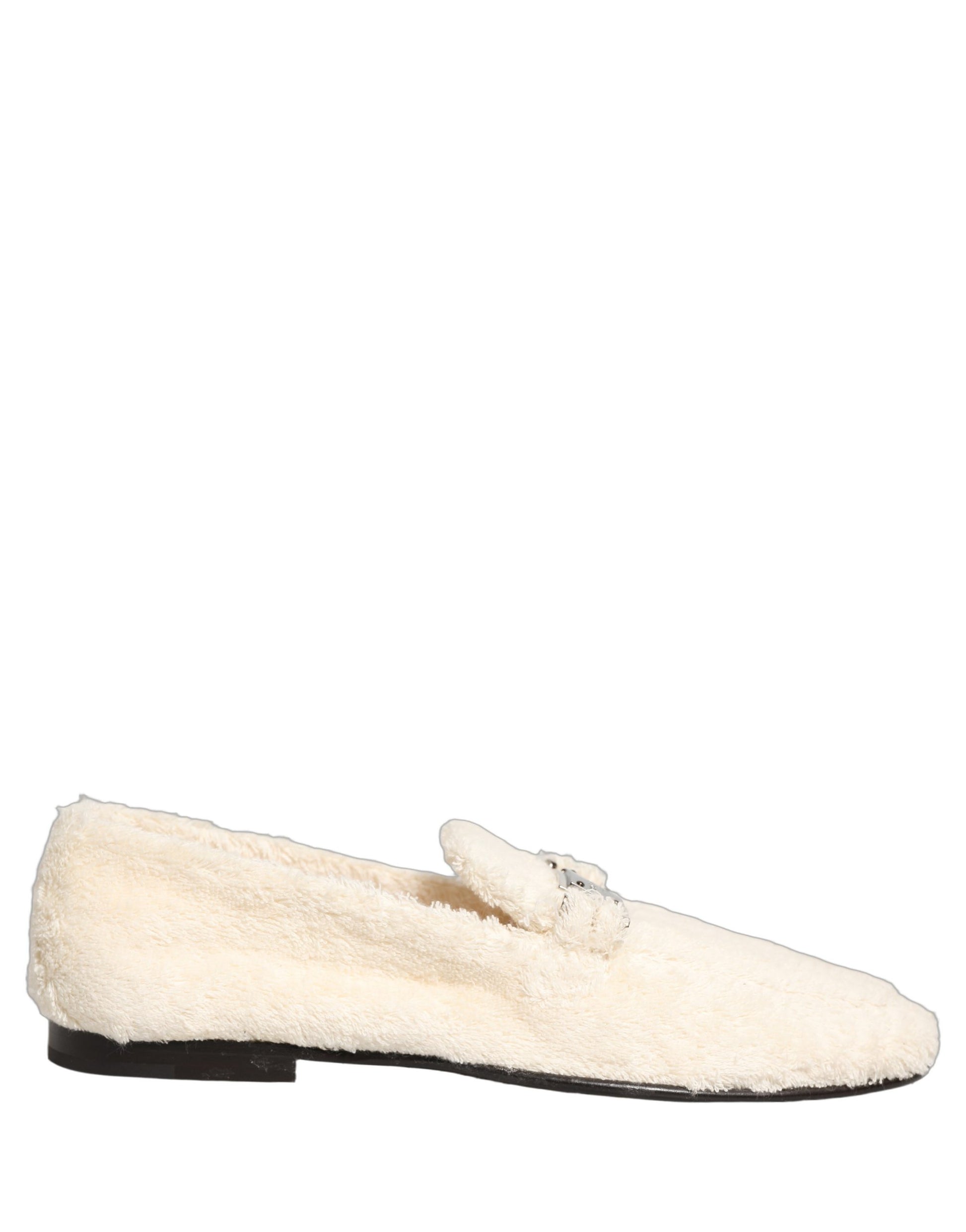Dolce & Gabbana White Slip On Loafers for Men