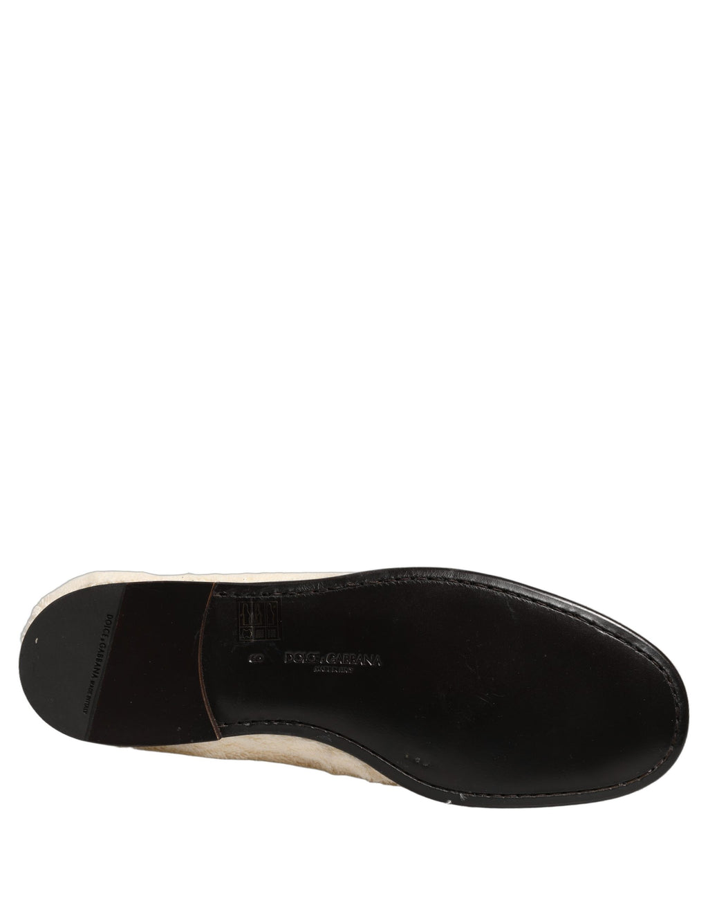 Dolce & Gabbana White Slip On Loafers for Men additional view