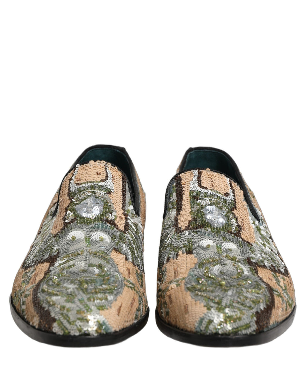 Dolce & Gabbana Beige Slip On Loafers for Men detail view