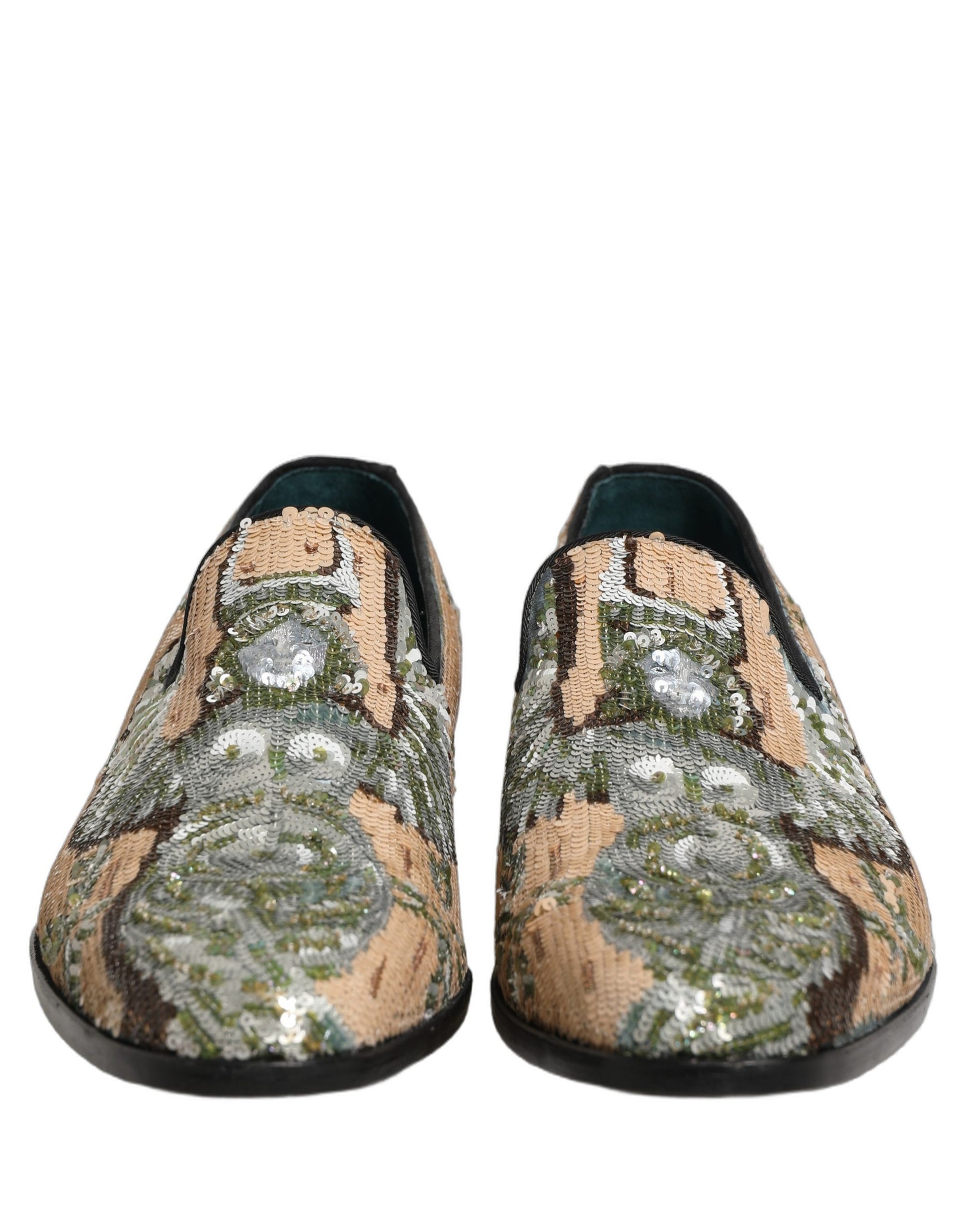 Dolce & Gabbana Beige Slip On Loafers for Men detail view