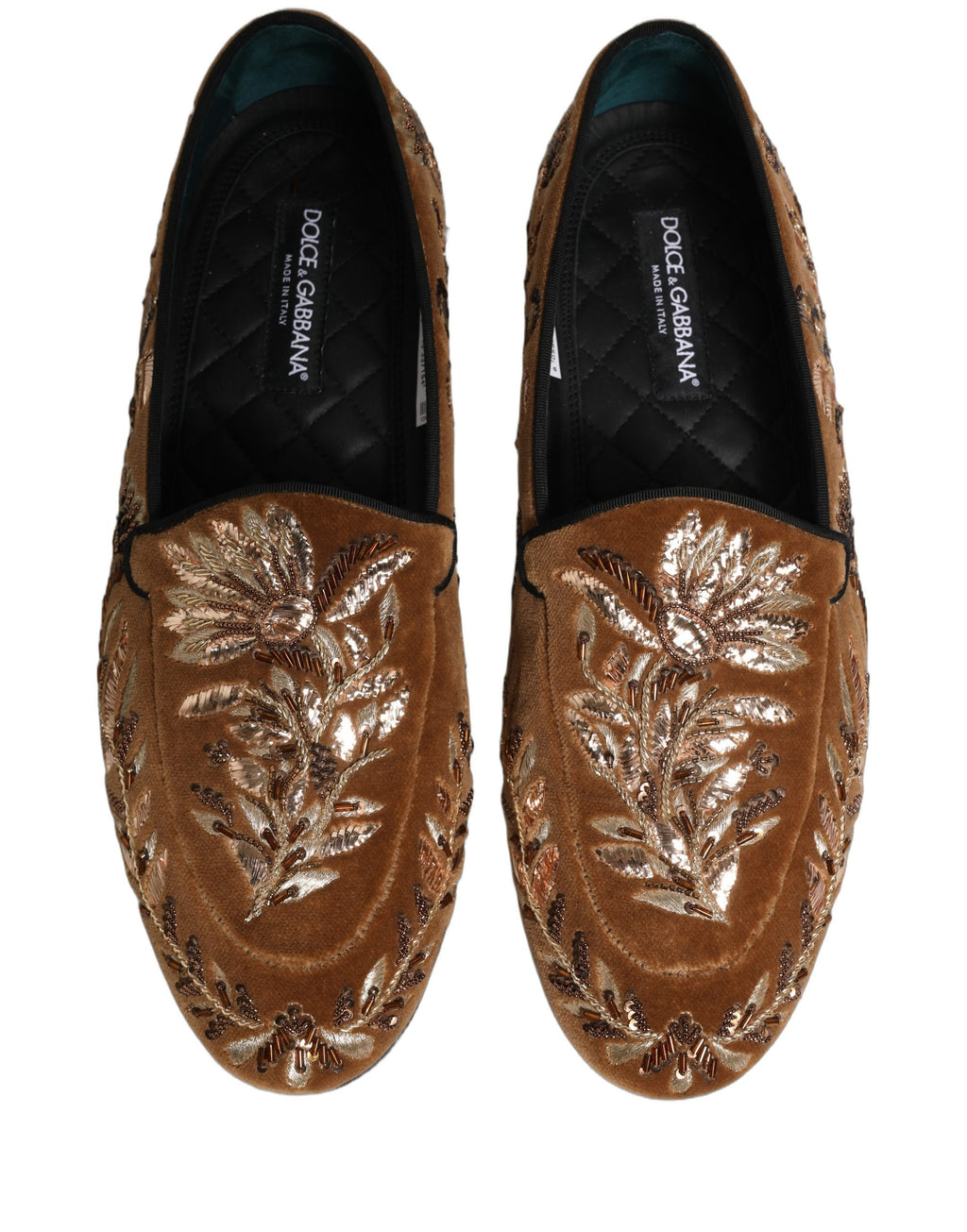 Dolce & Gabbana Brown Slip On Loafers for Men additional view