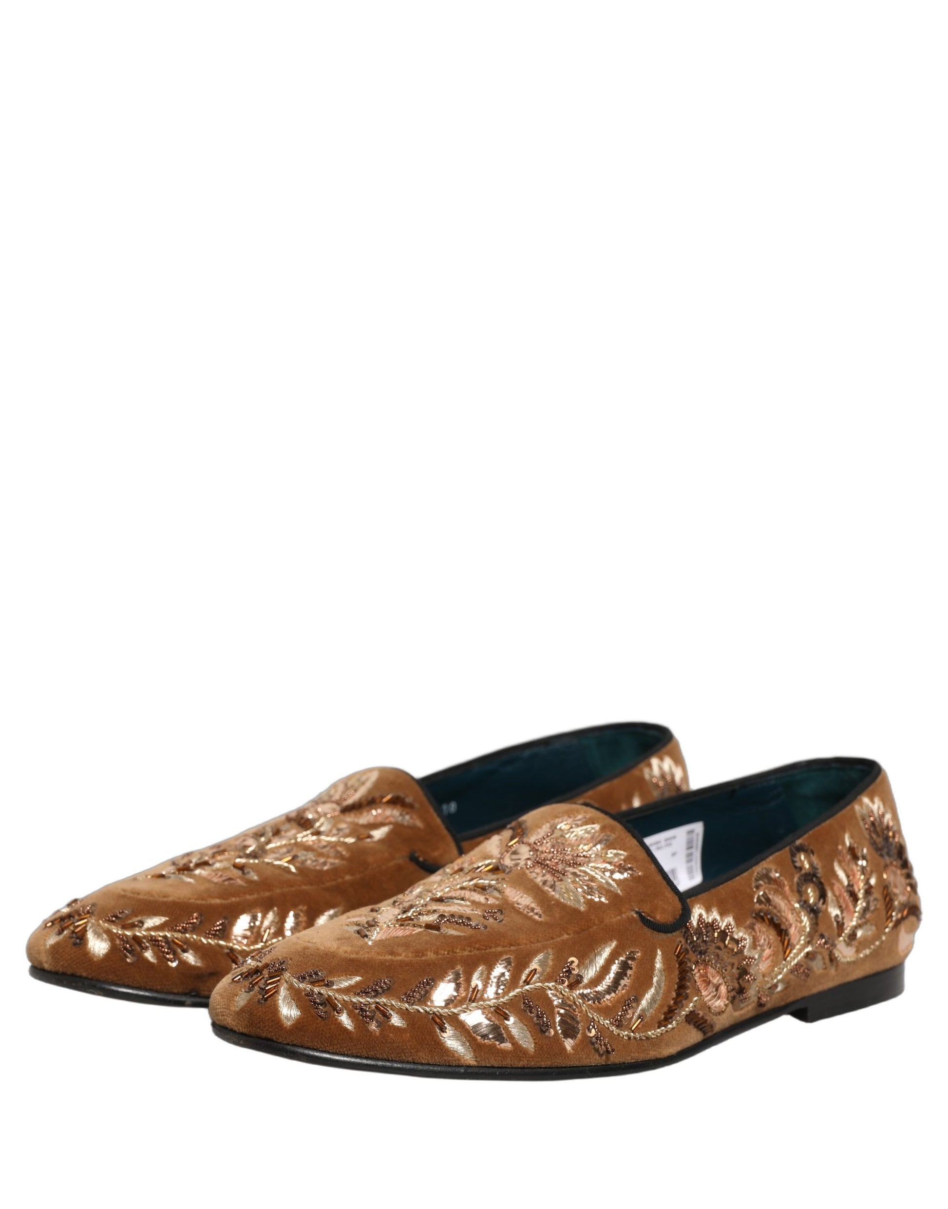 Dolce & Gabbana Brown Slip On Loafers for Men additional view