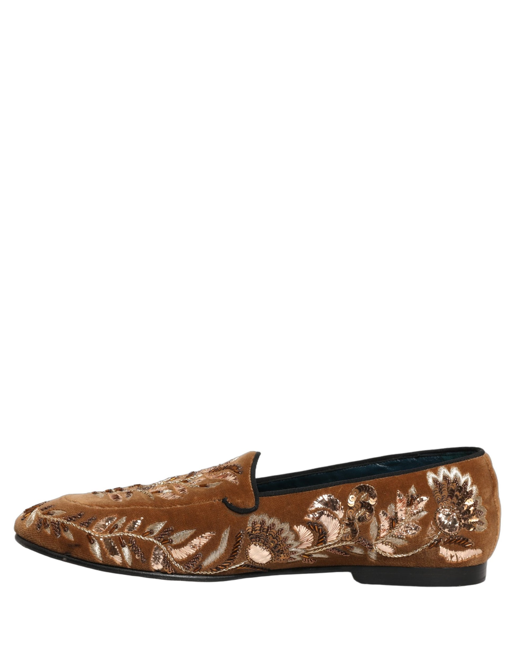 Dolce & Gabbana Brown Slip On Loafers for Men additional view