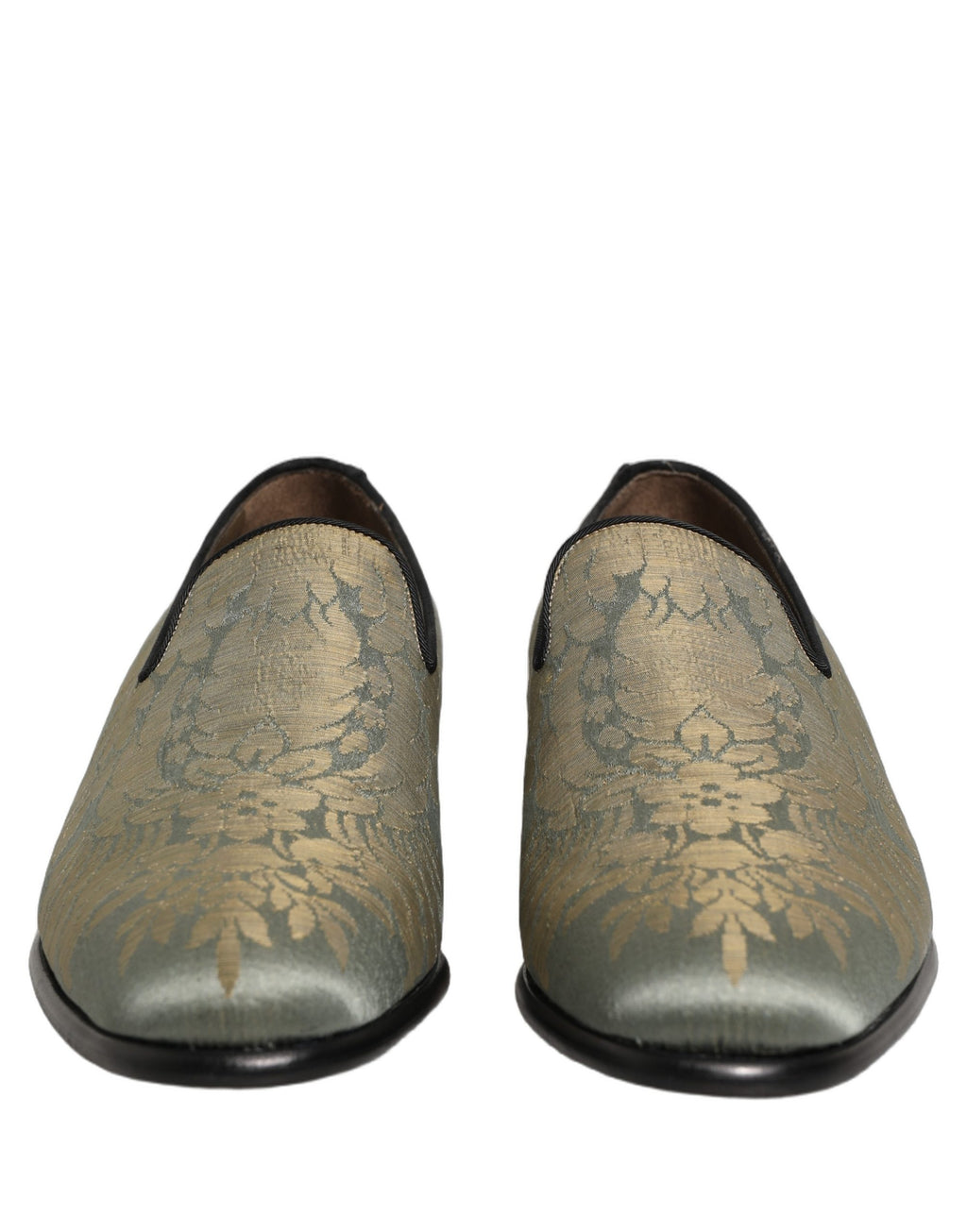 Dolce & Gabbana Gold Slip On Loafers for Men detail view