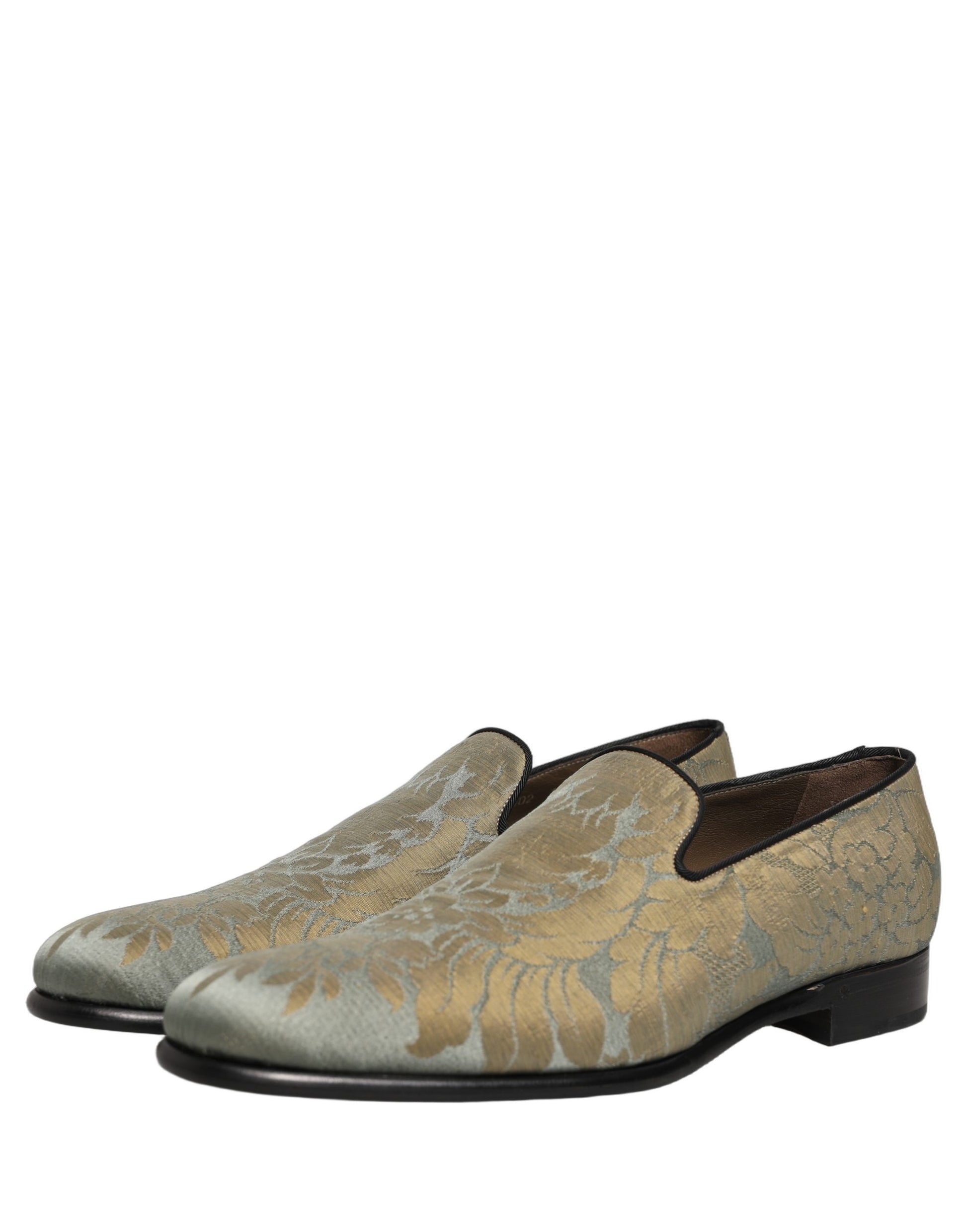 Dolce & Gabbana Gold Slip On Loafers for Men additional view