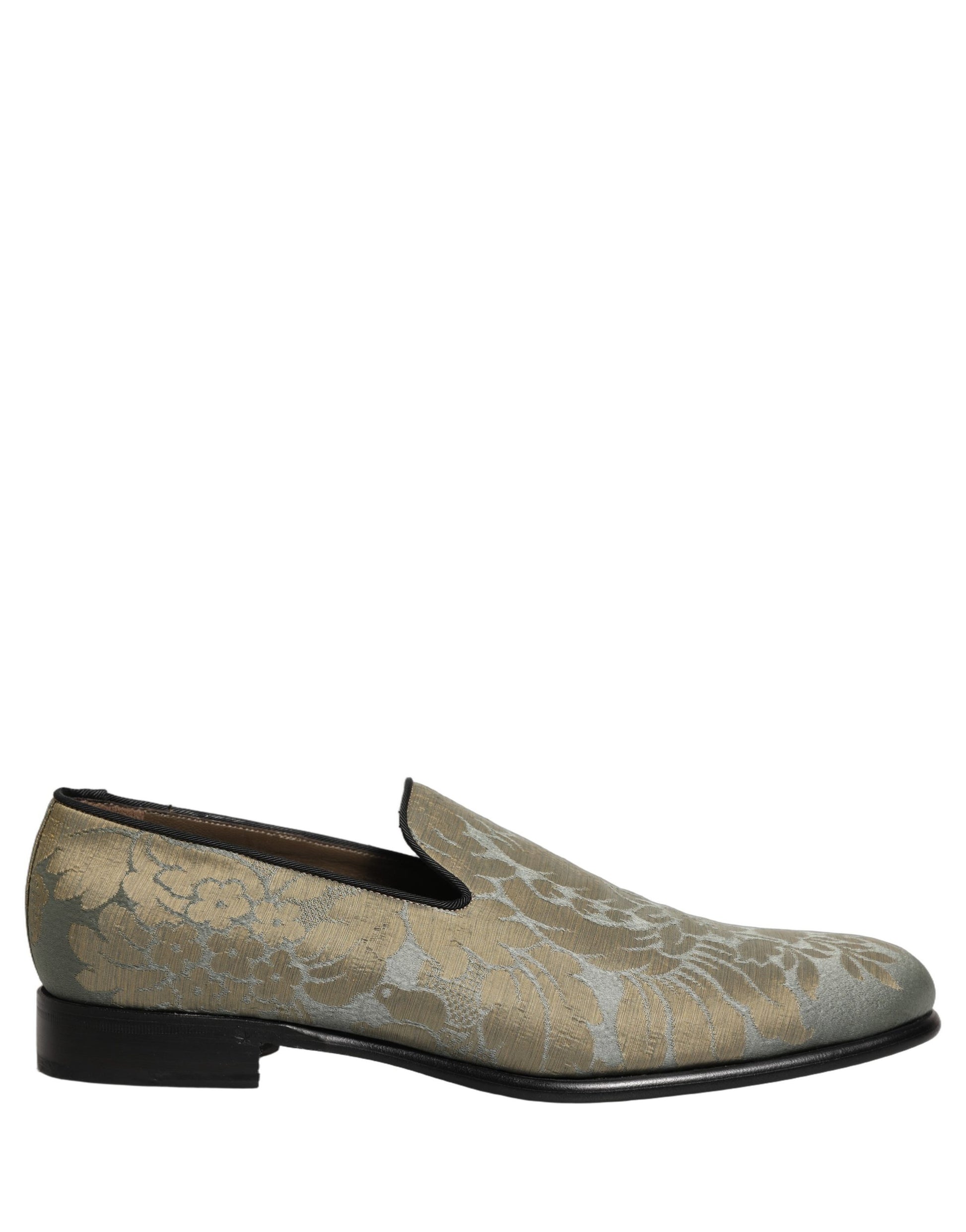 Dolce & Gabbana Gold Slip On Loafers for Men alternate view