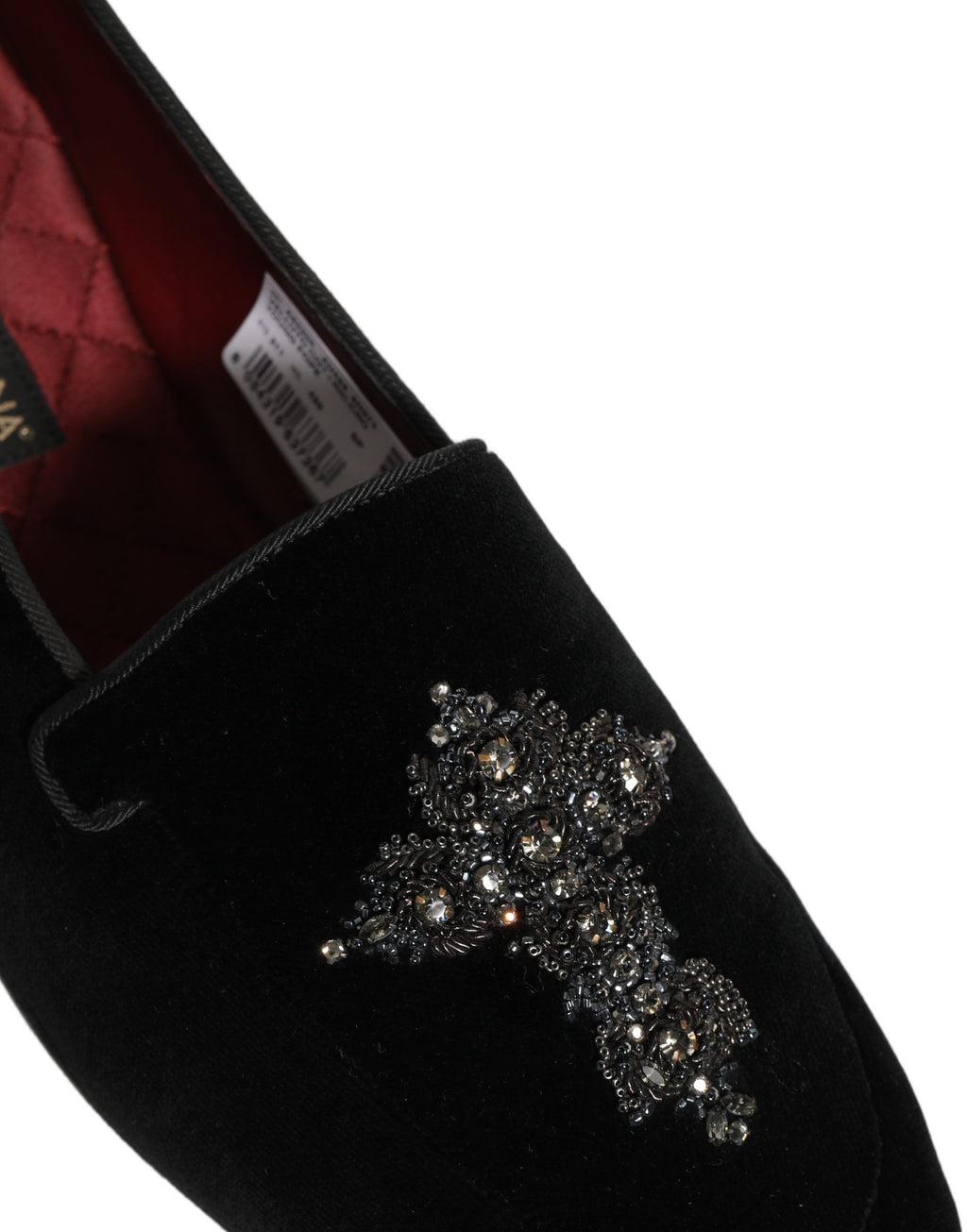 Dolce & Gabbana Black Slip On Loafers for Men additional view