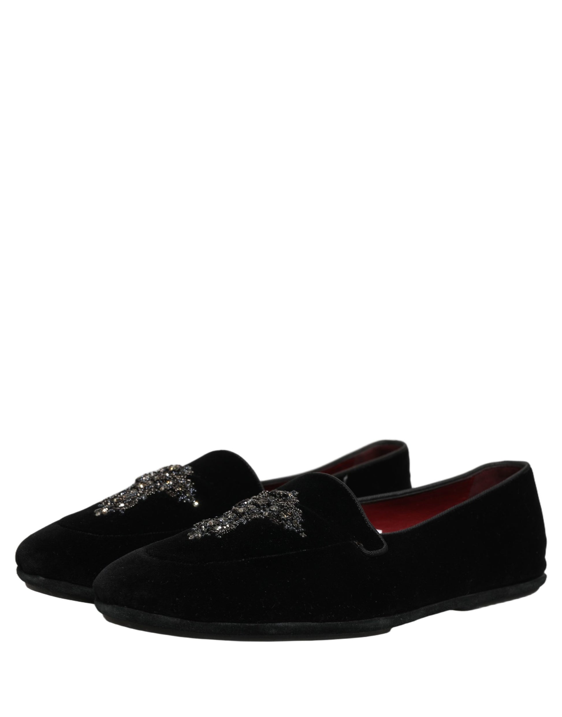 Dolce & Gabbana Black Slip On Loafers for Men additional view