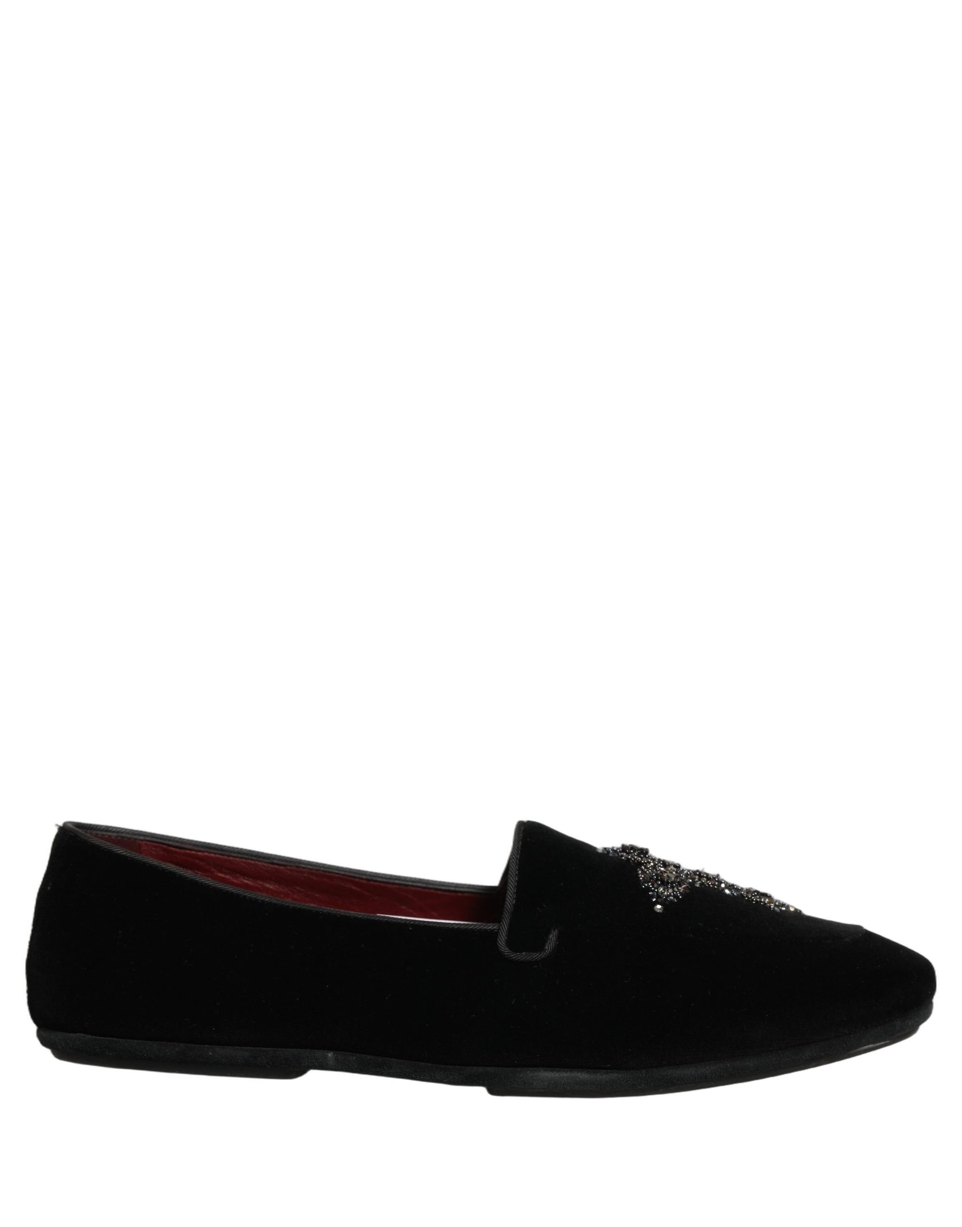 Dolce & Gabbana Black Slip On Loafers for Men alternate view