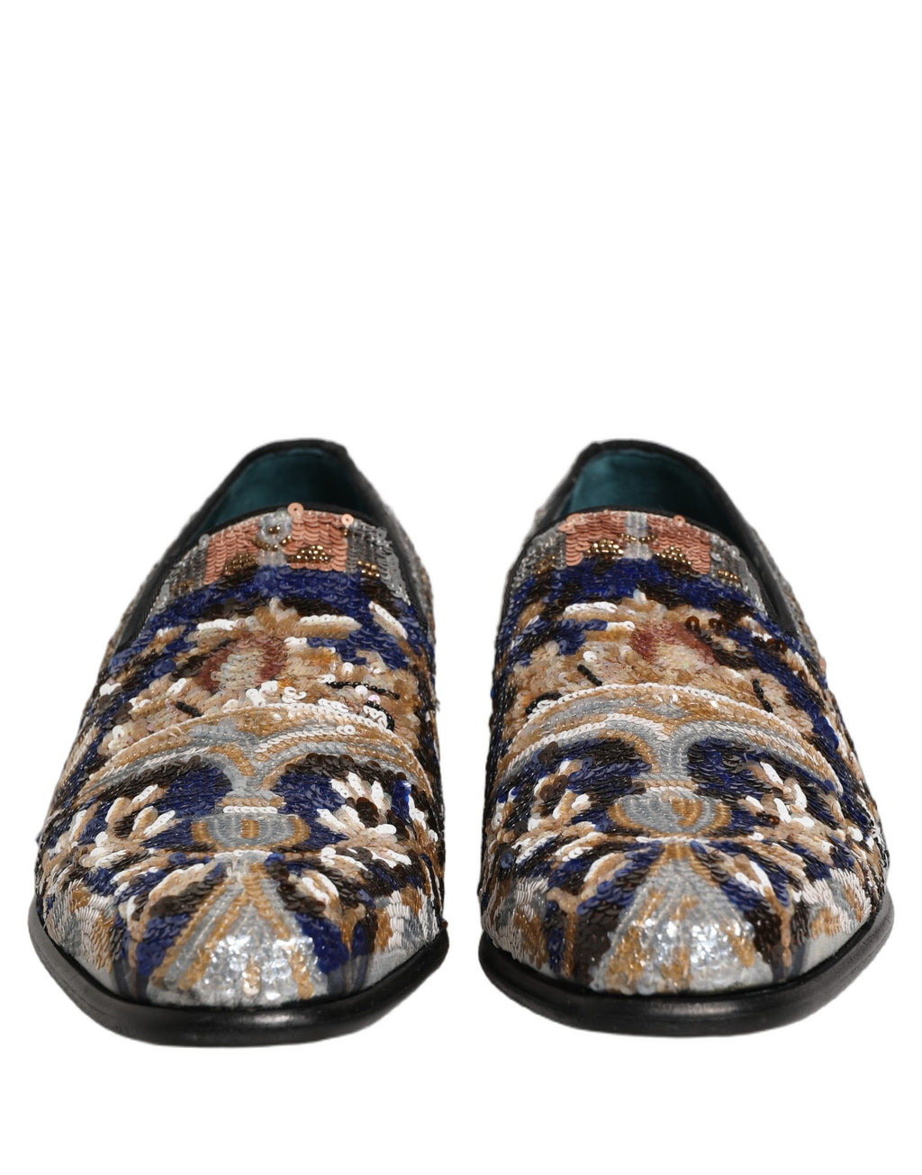 Dolce & Gabbana Multicolor Slip On Loafers for Men side view
