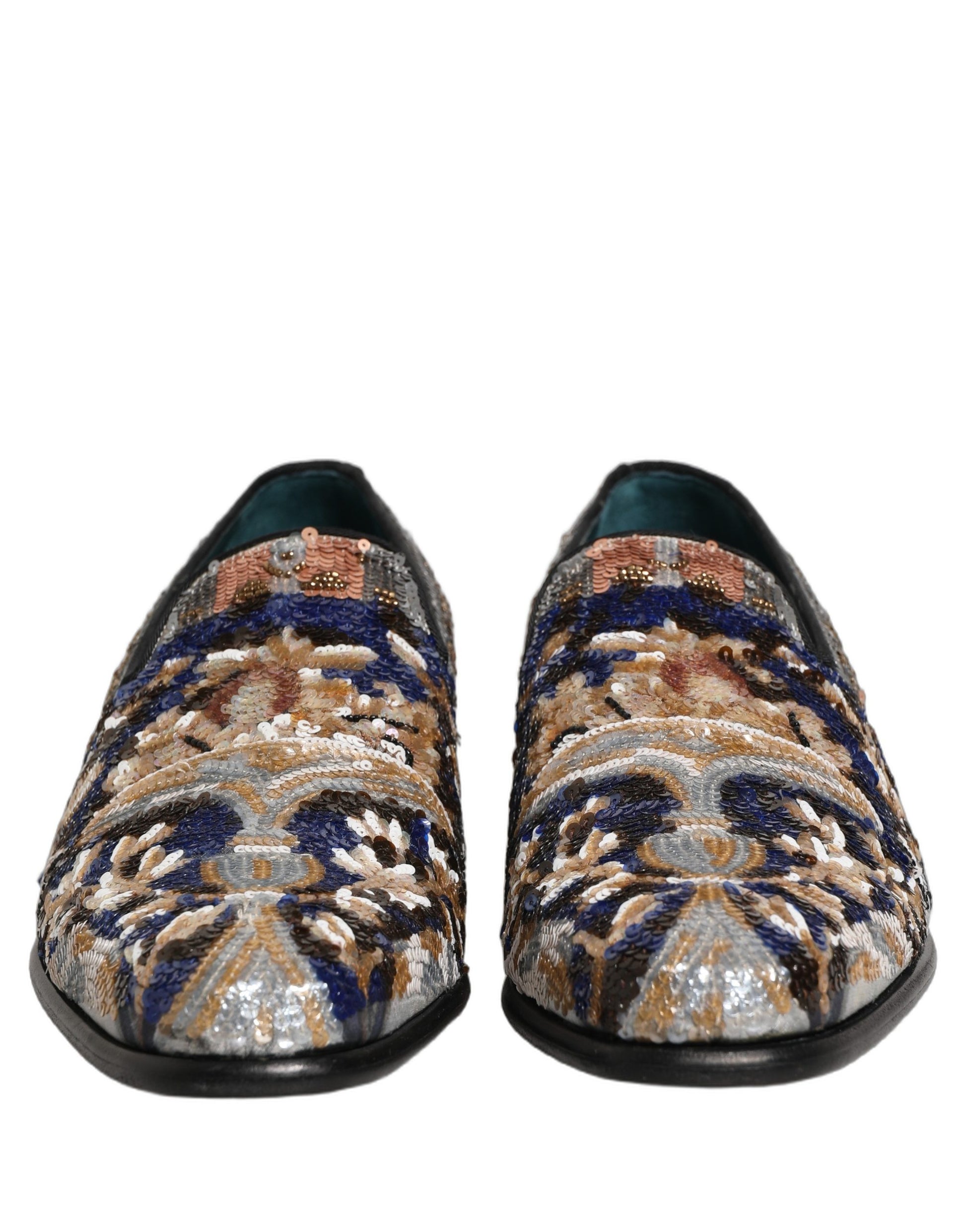 Dolce & Gabbana Multicolor Slip On Loafers for Men side view