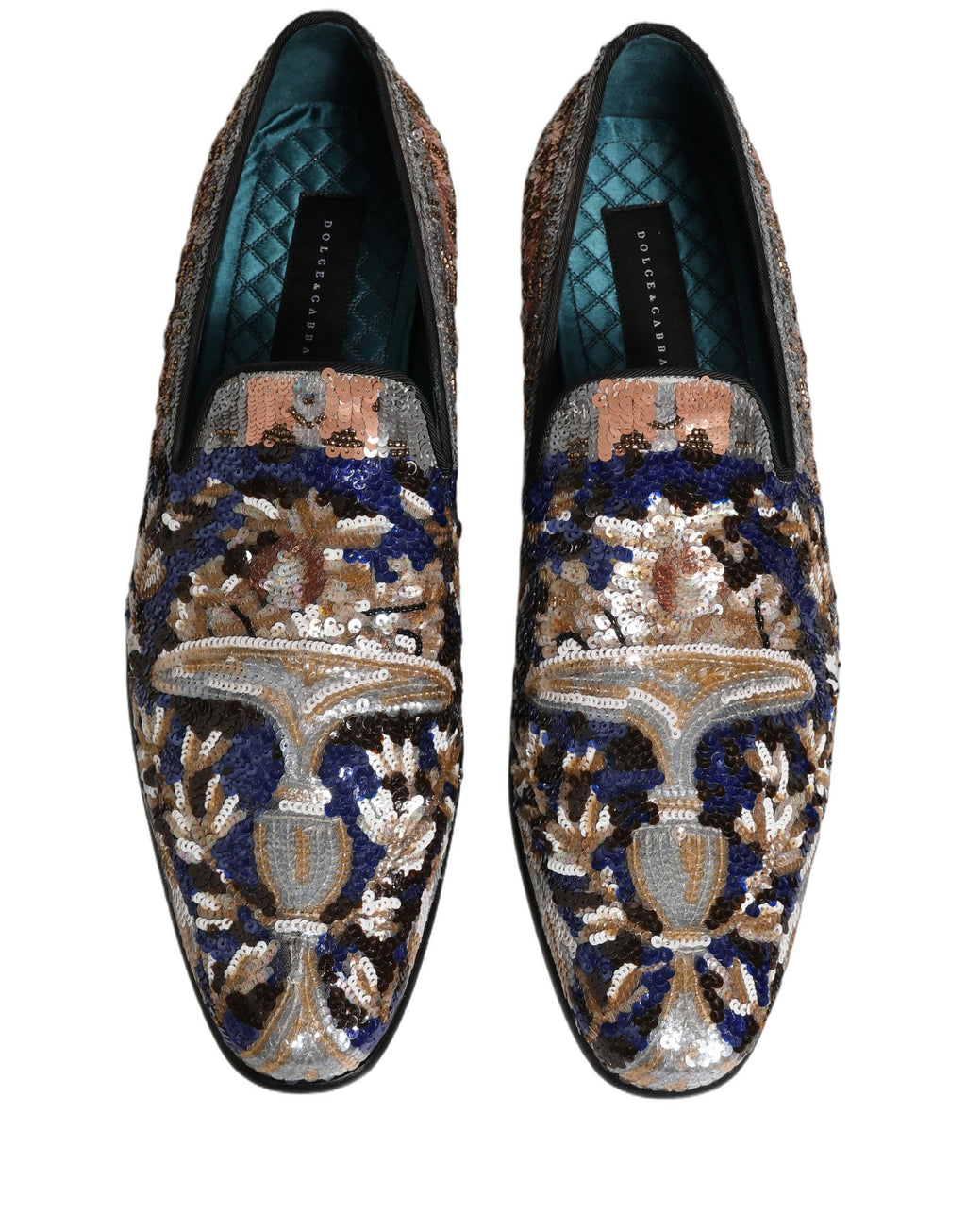 Dolce & Gabbana Multicolor Slip On Loafers for Men additional view
