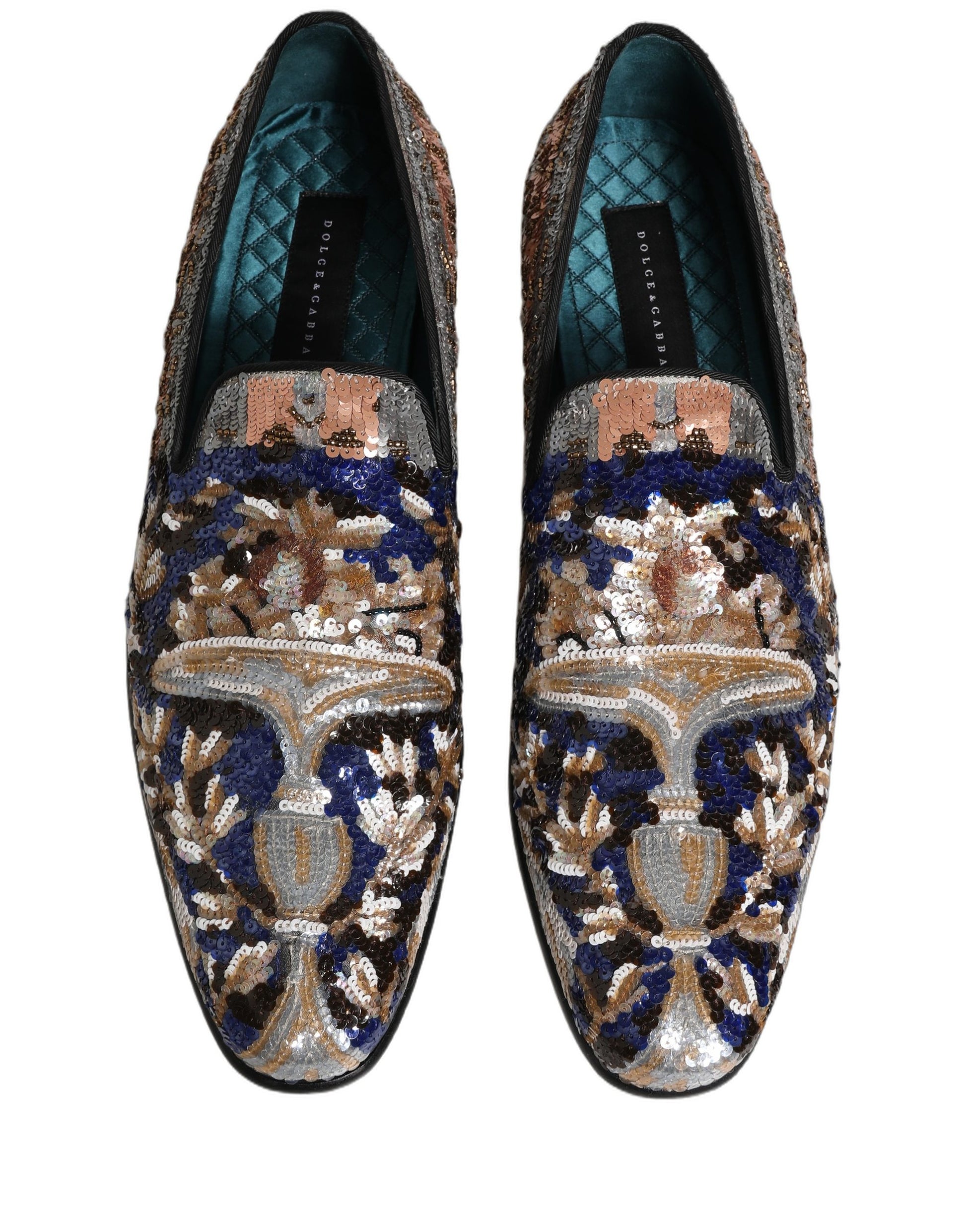 Dolce & Gabbana Multicolor Slip On Loafers for Men additional view