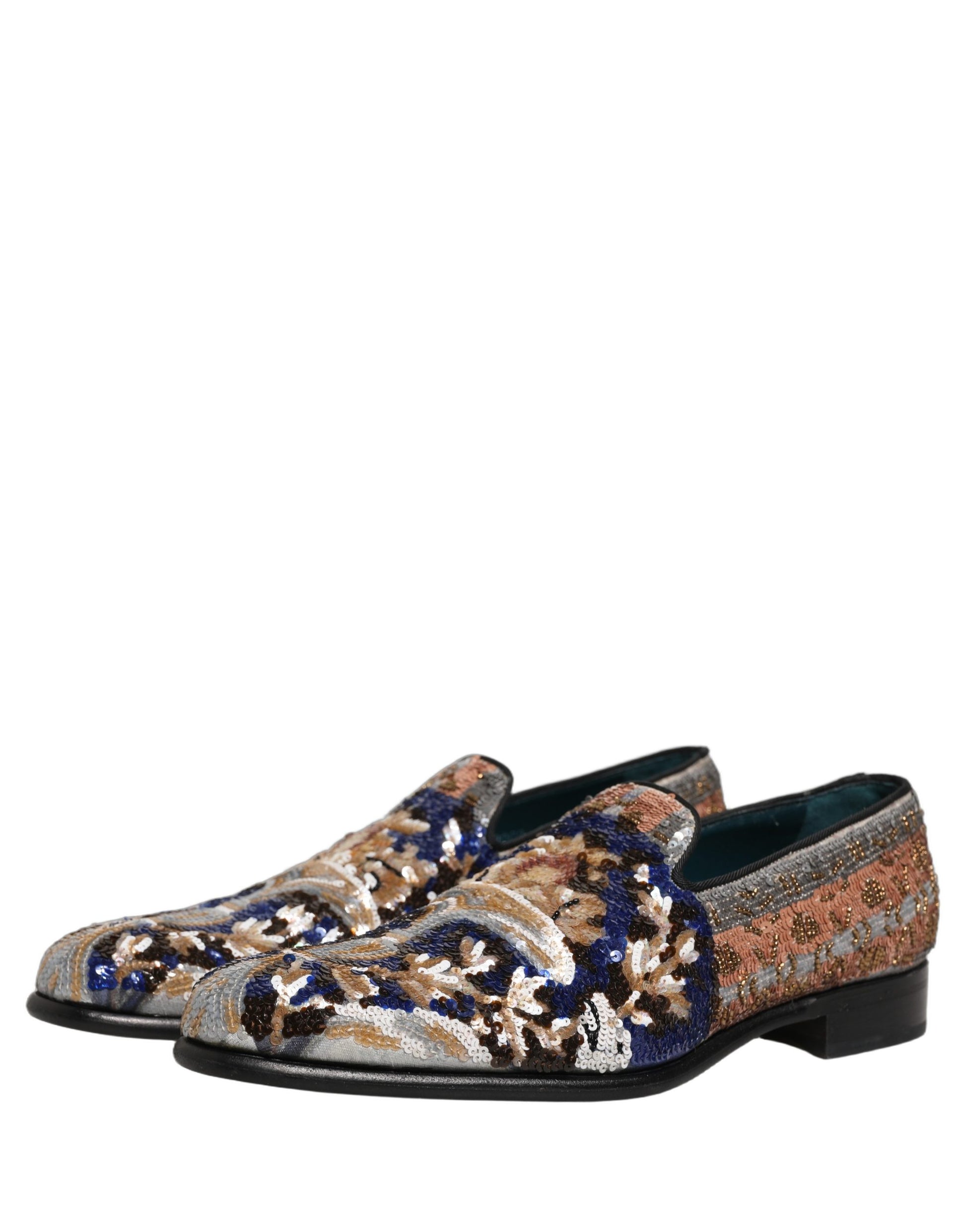 Dolce & Gabbana Multicolor Slip On Loafers for Men additional view