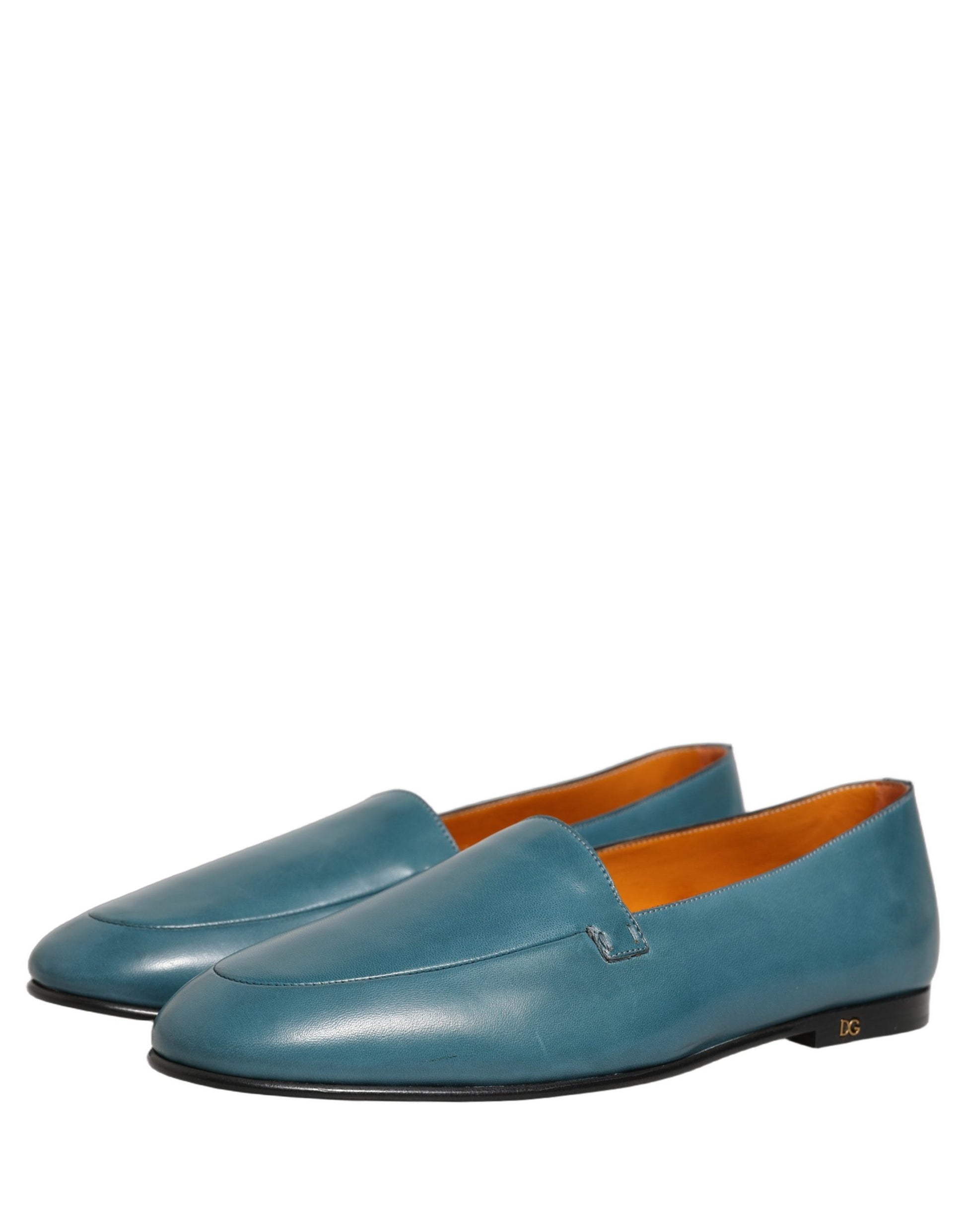Dolce & Gabbana Blue Slip On Loafers for Men additional view