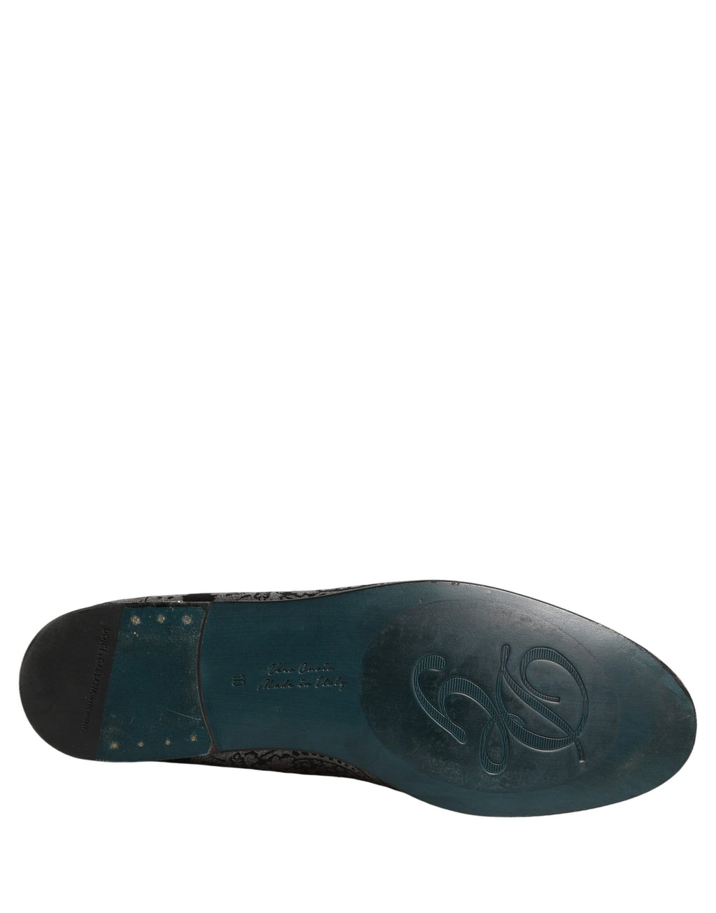 Dolce & Gabbana Silver Slip On Loafers for Men additional view