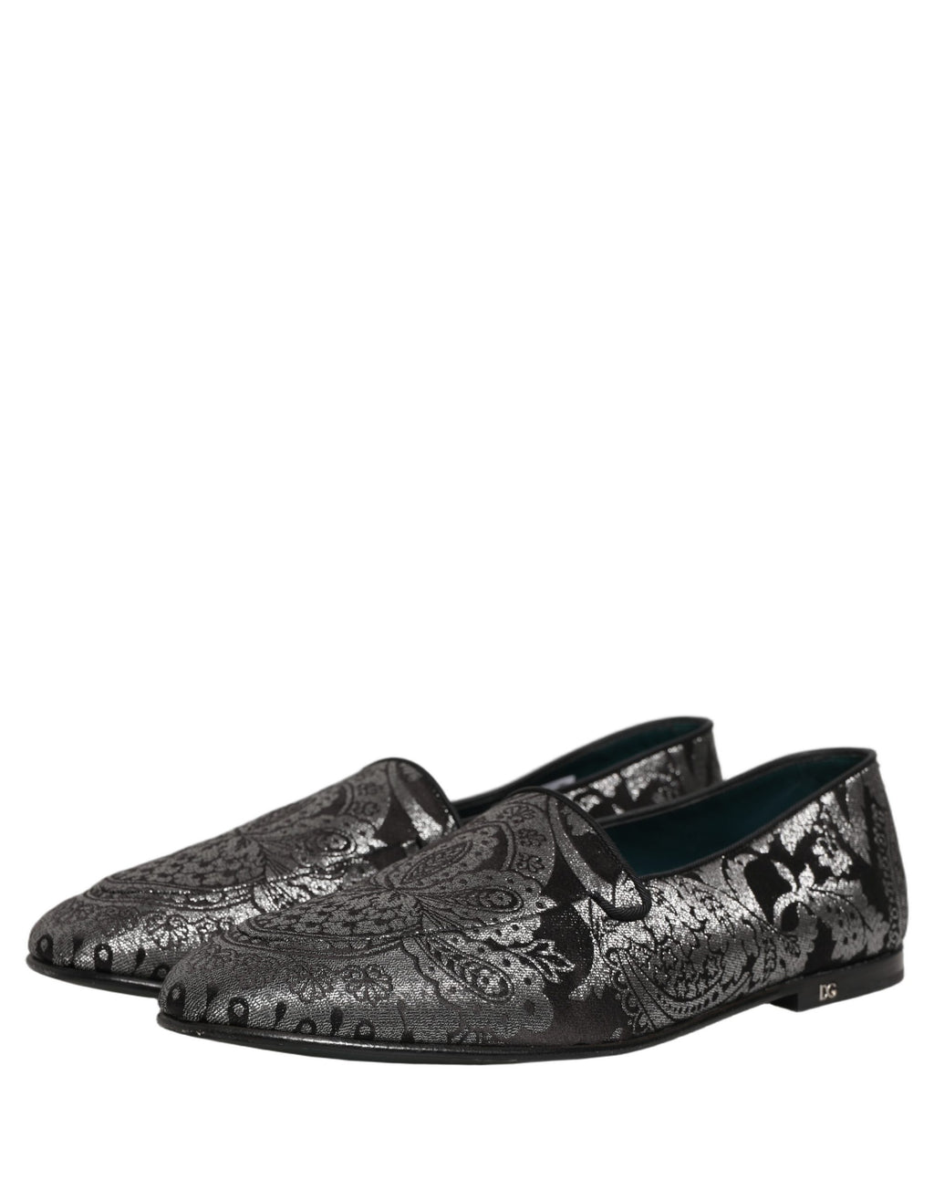 Dolce & Gabbana Silver Slip On Loafers for Men additional view
