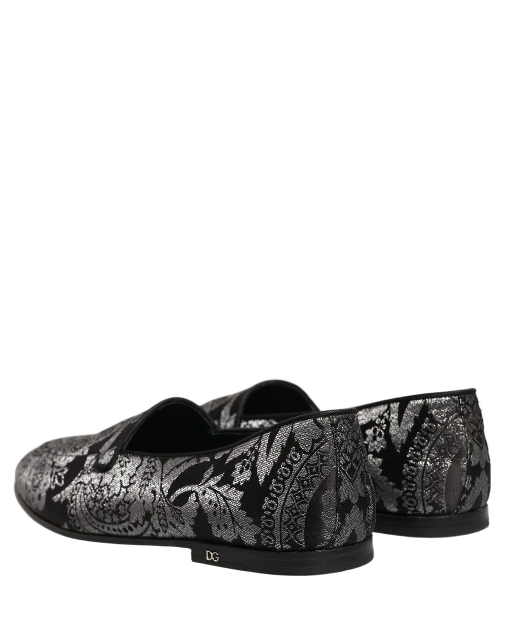 Dolce & Gabbana Silver Slip On Loafers for Men additional view