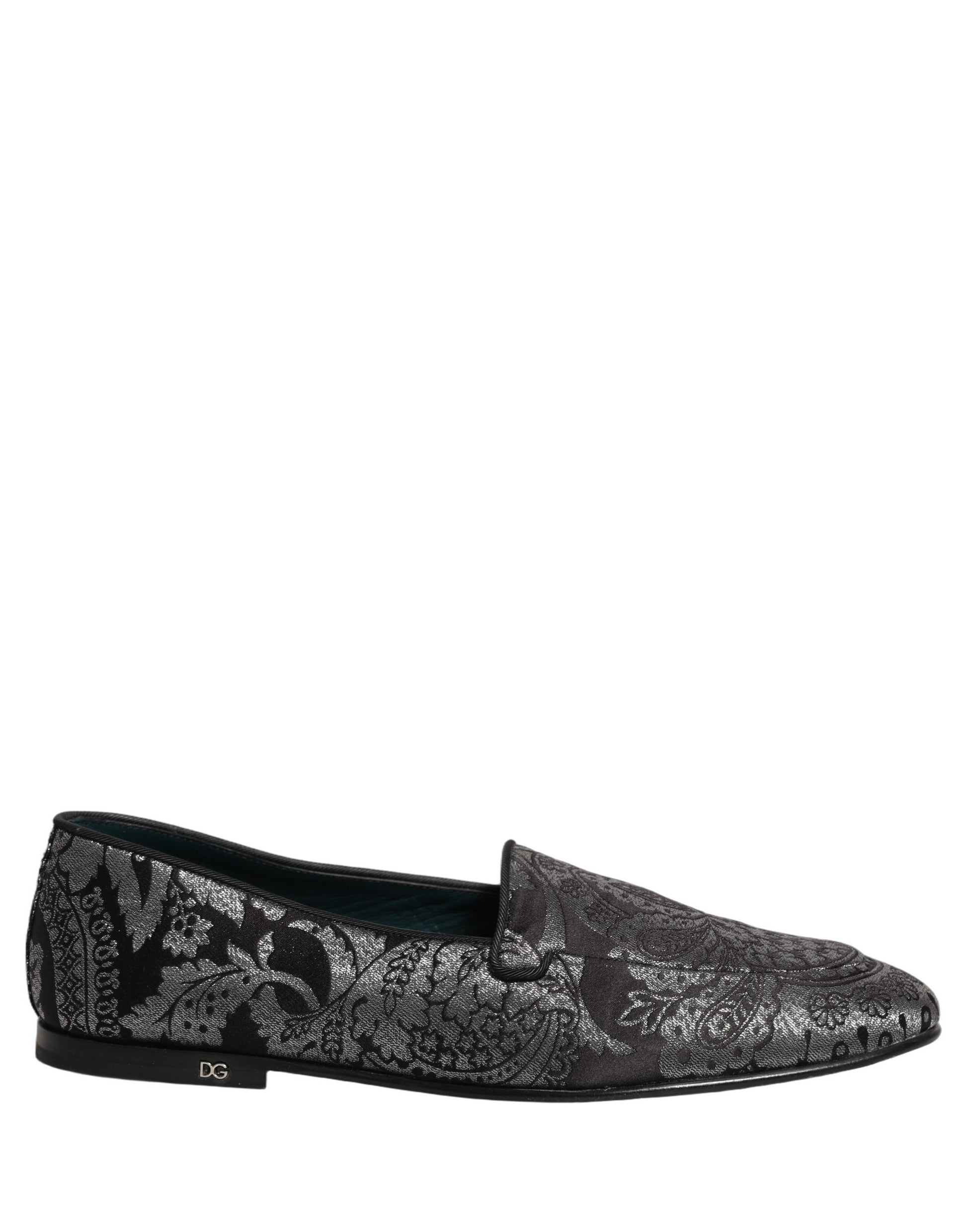 Dolce & Gabbana Silver Slip On Loafers for Men