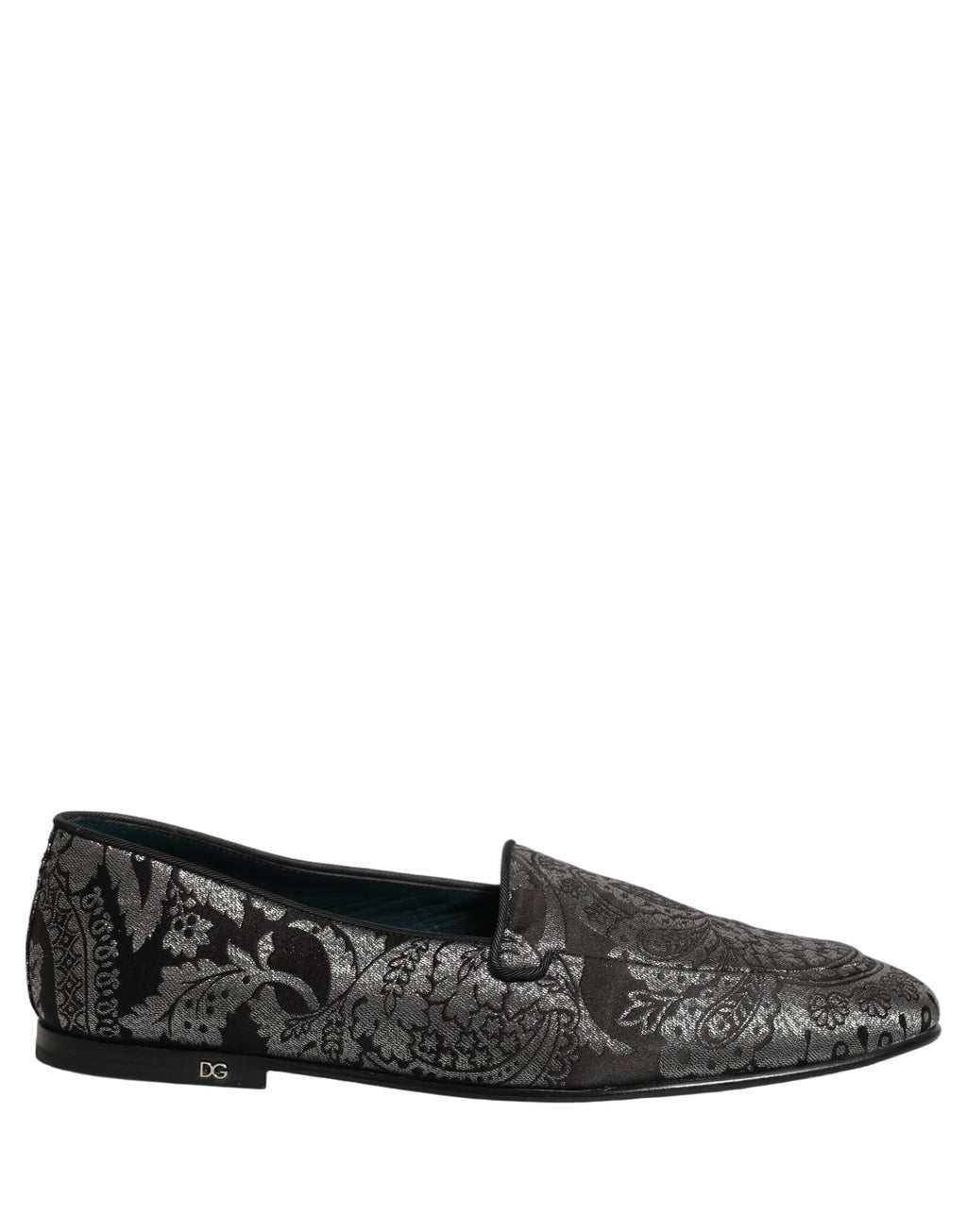 Dolce & Gabbana Silver Slip On Loafers for Men alternate view