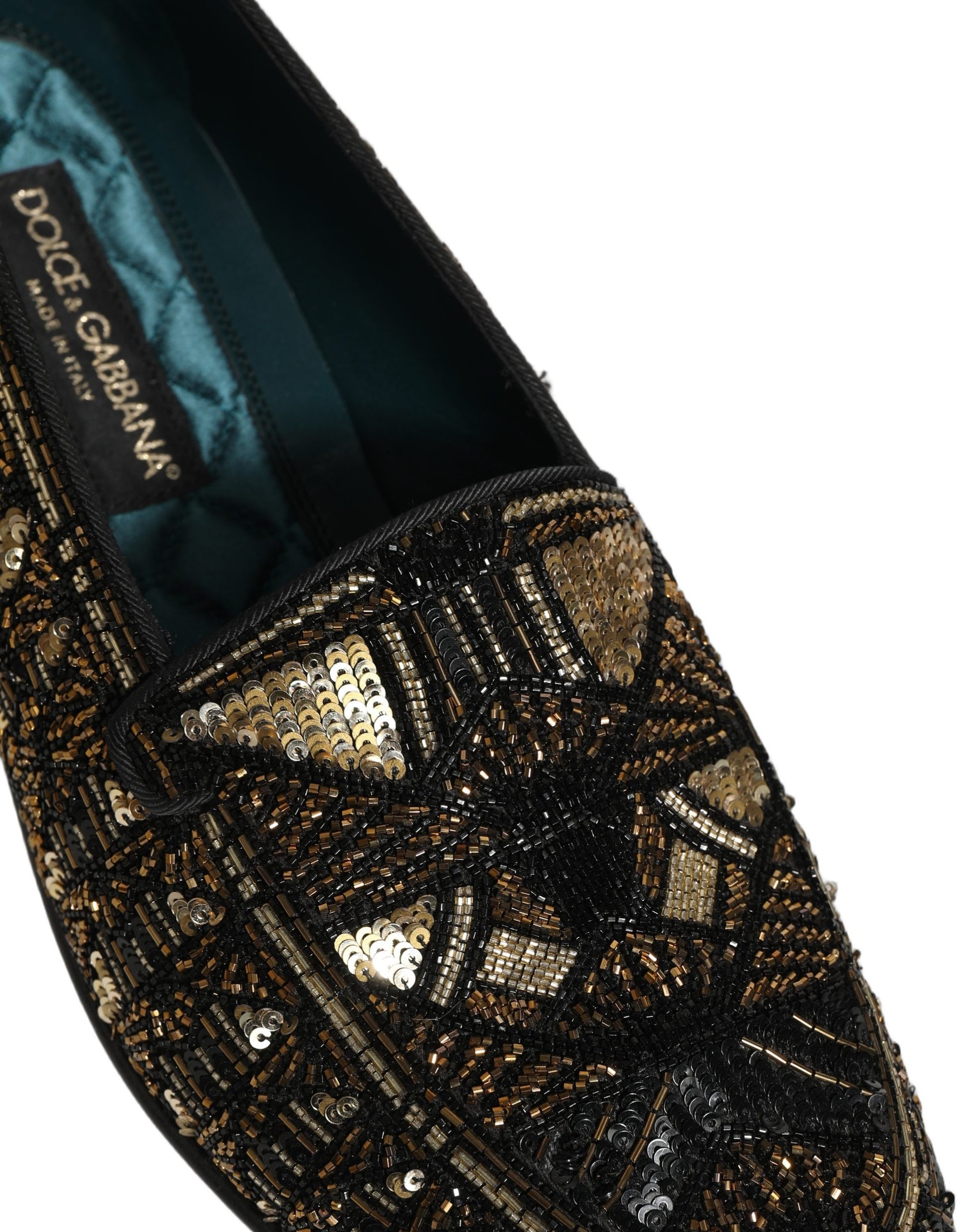 Dolce & Gabbana Black Slip On Loafers for Men additional view