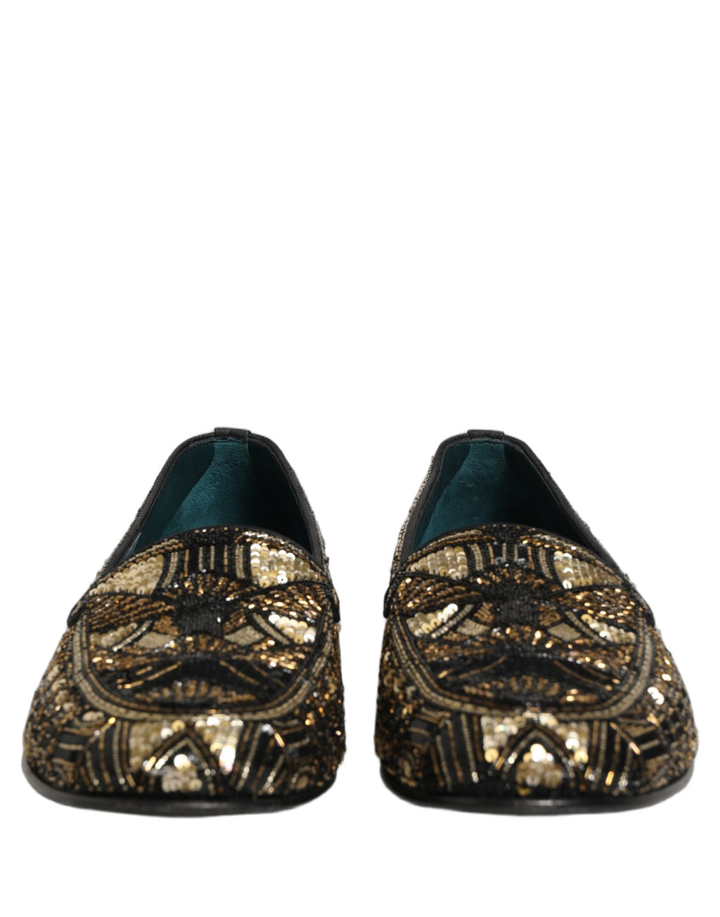Dolce & Gabbana Black Slip On Loafers for Men detail view