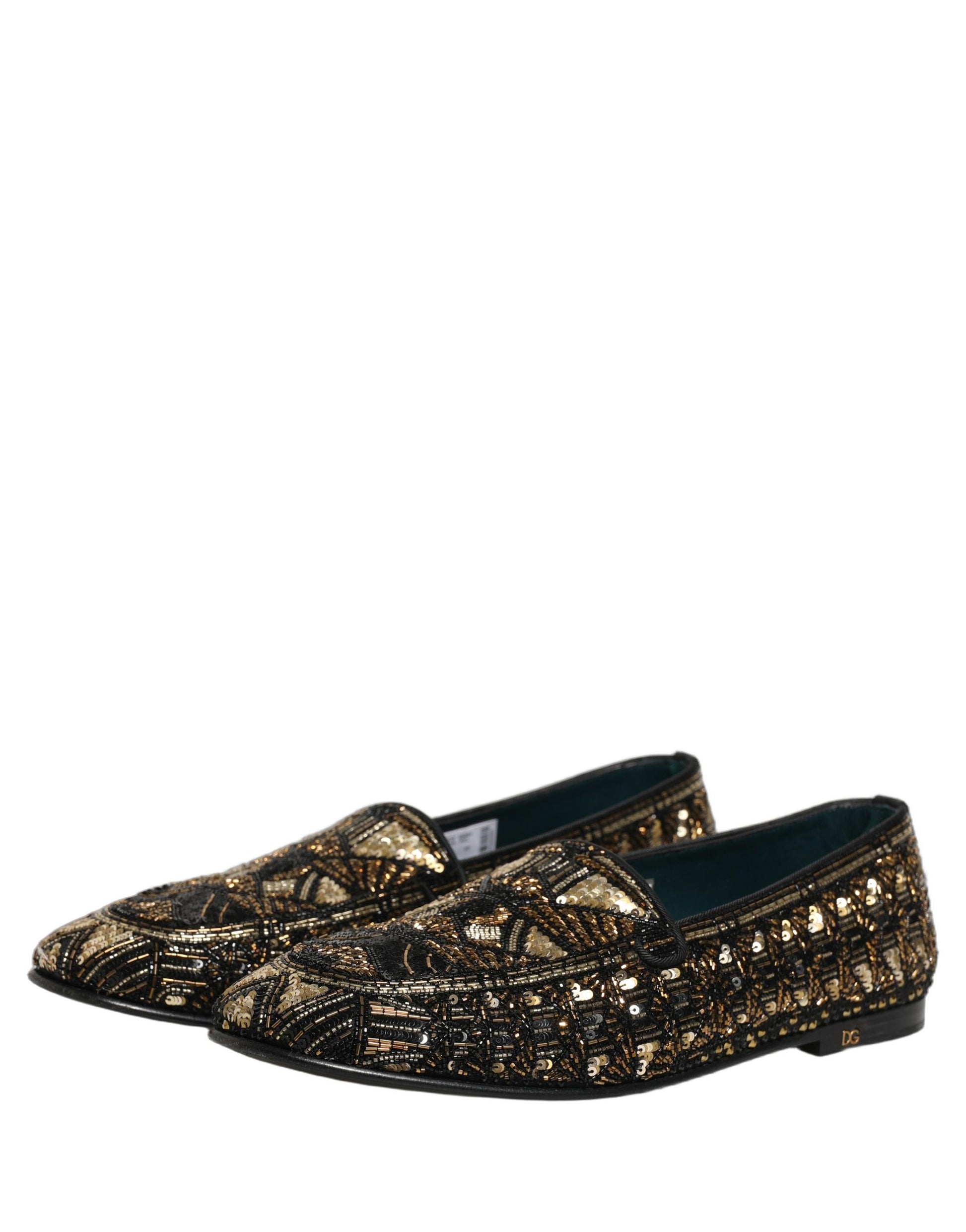 Dolce & Gabbana Black Slip On Loafers for Men additional view