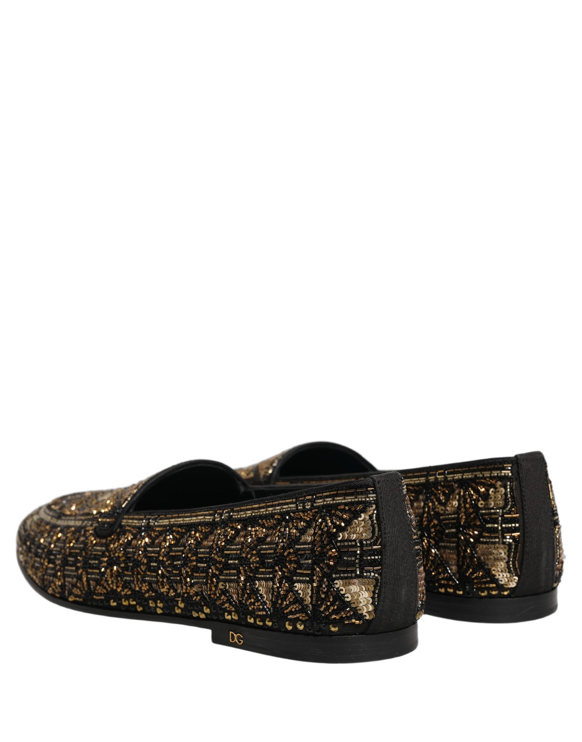 Dolce & Gabbana Black Slip On Loafers for Men additional view