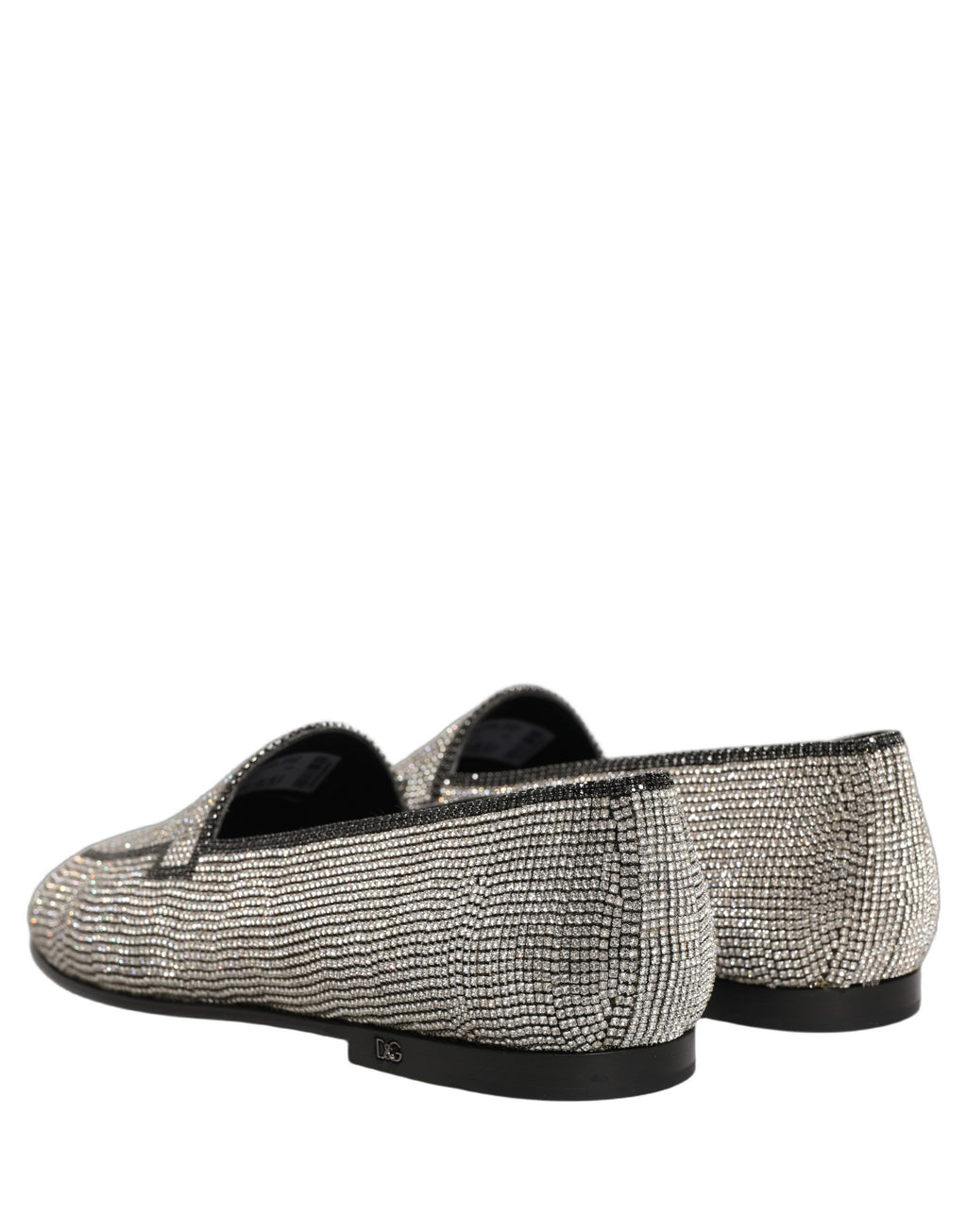 Dolce & Gabbana Silver Slip On Loafers for Men additional view