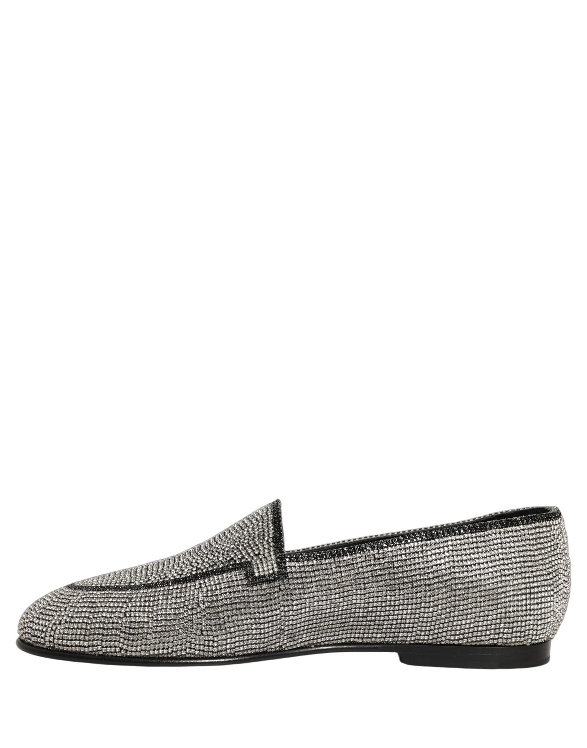 Dolce & Gabbana Silver Slip On Loafers for Men additional view