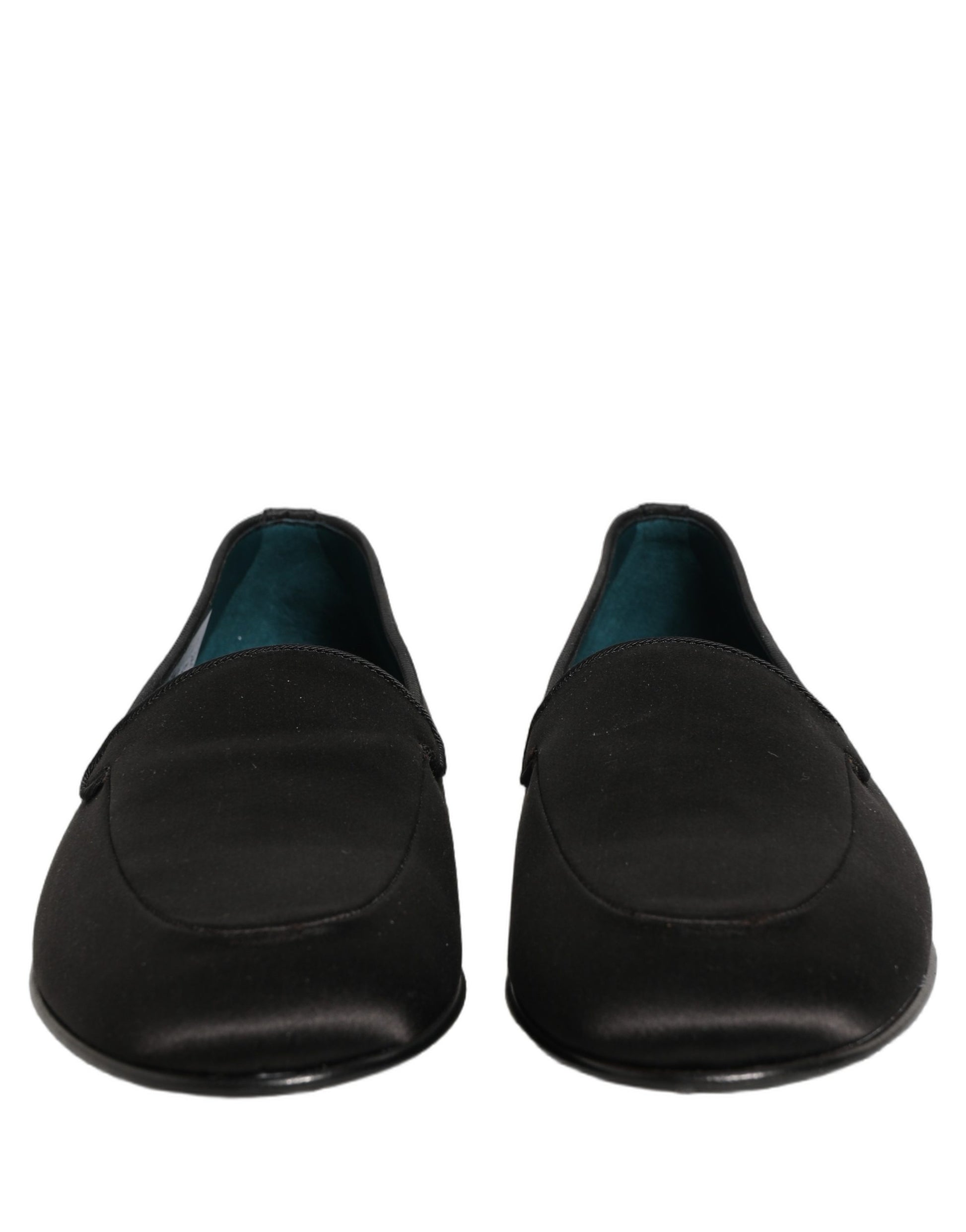 Dolce & Gabbana Black Slip On Loafers for Men detail view
