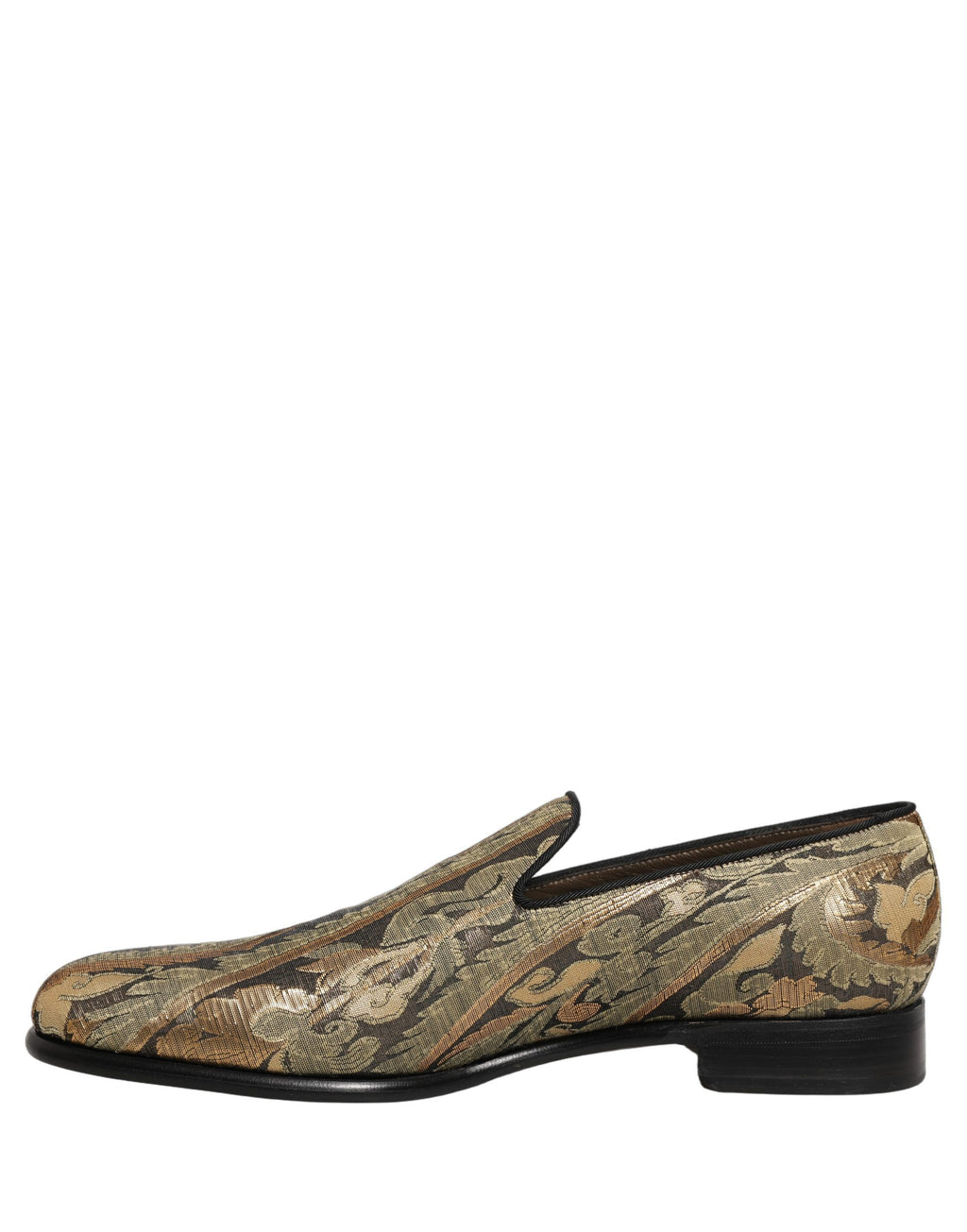 Dolce & Gabbana Gold Slip On Loafers for Men additional view