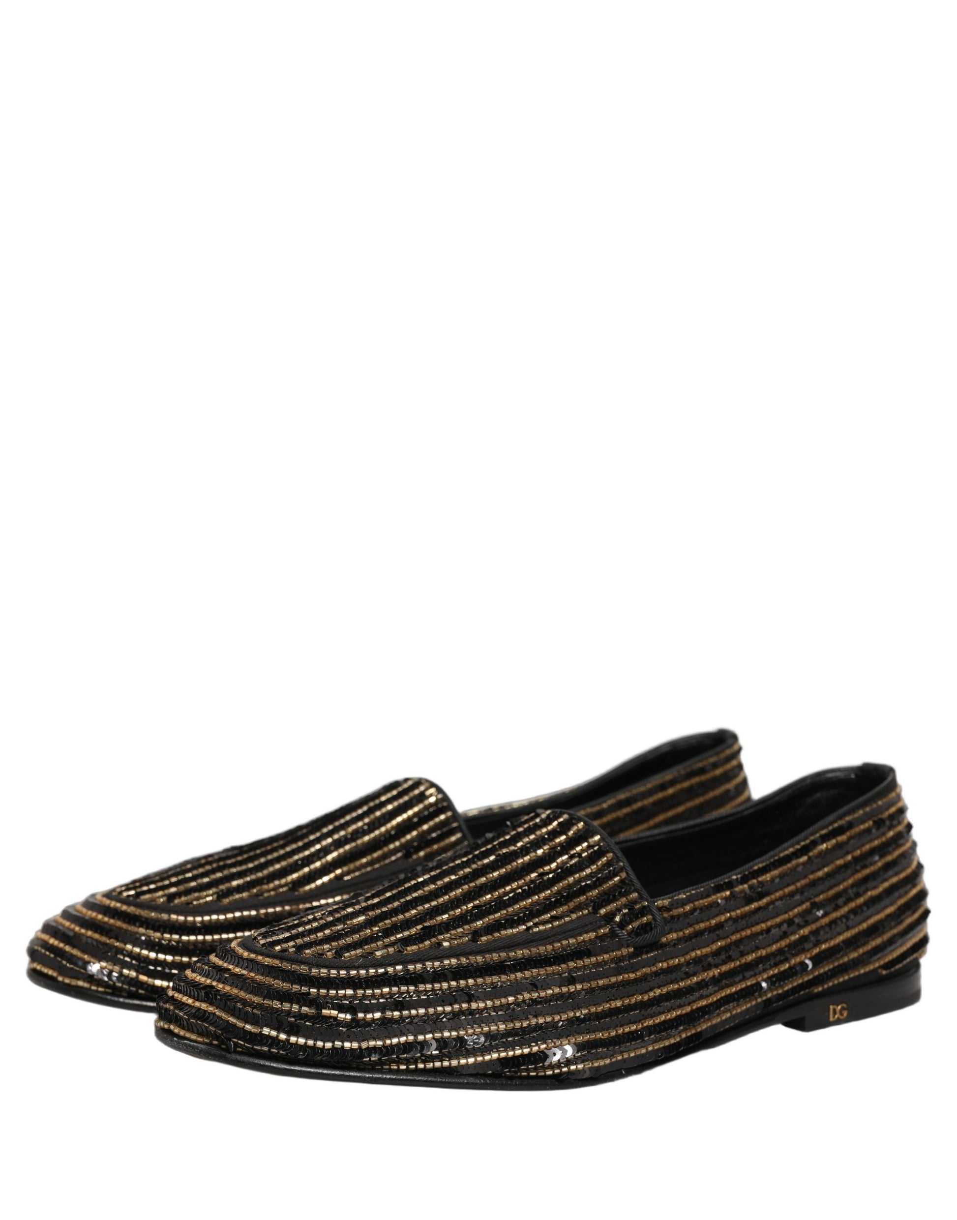 Dolce & Gabbana Black Slip On Loafers for Men additional view