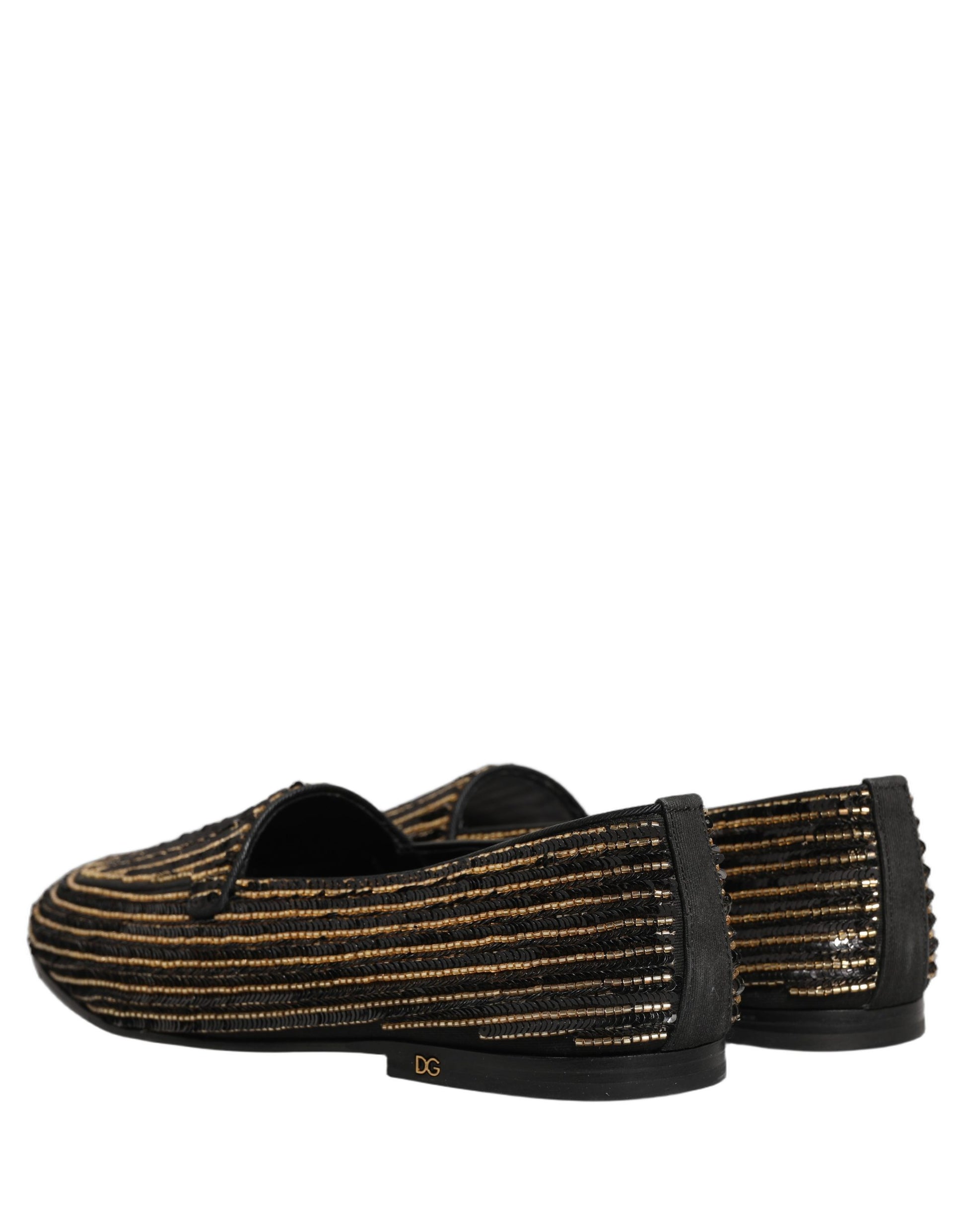 Dolce & Gabbana Black Slip On Loafers for Men additional view