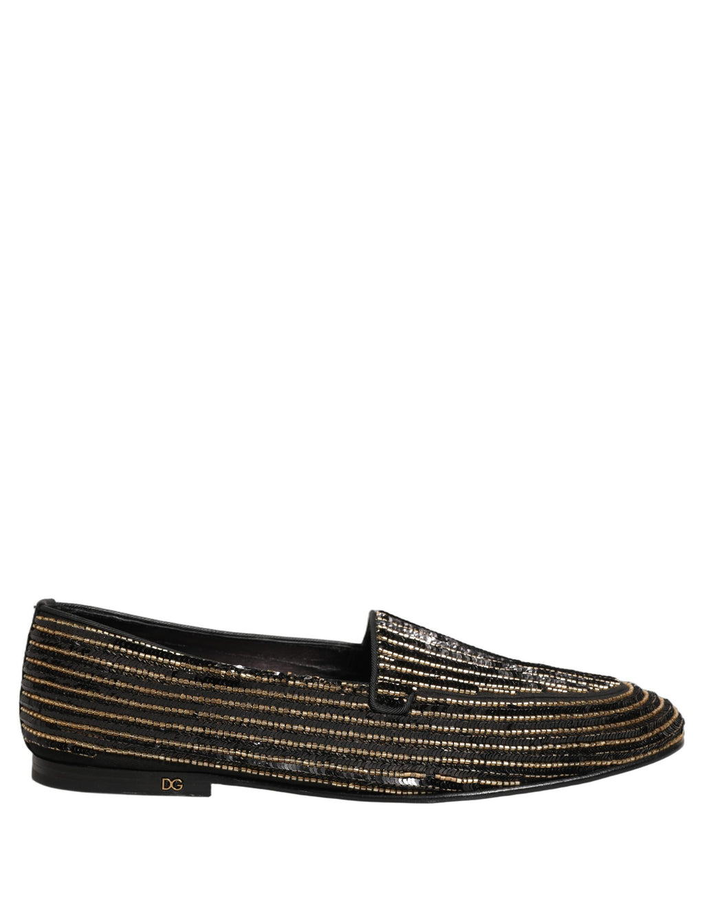 Dolce & Gabbana Black Slip On Loafers for Men alternate view